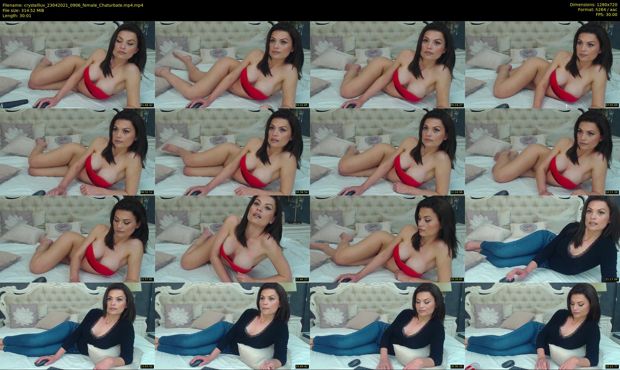 crystallluv — 31 minute Chaturbate female cam show recording, 720p, Apr 23, 2021