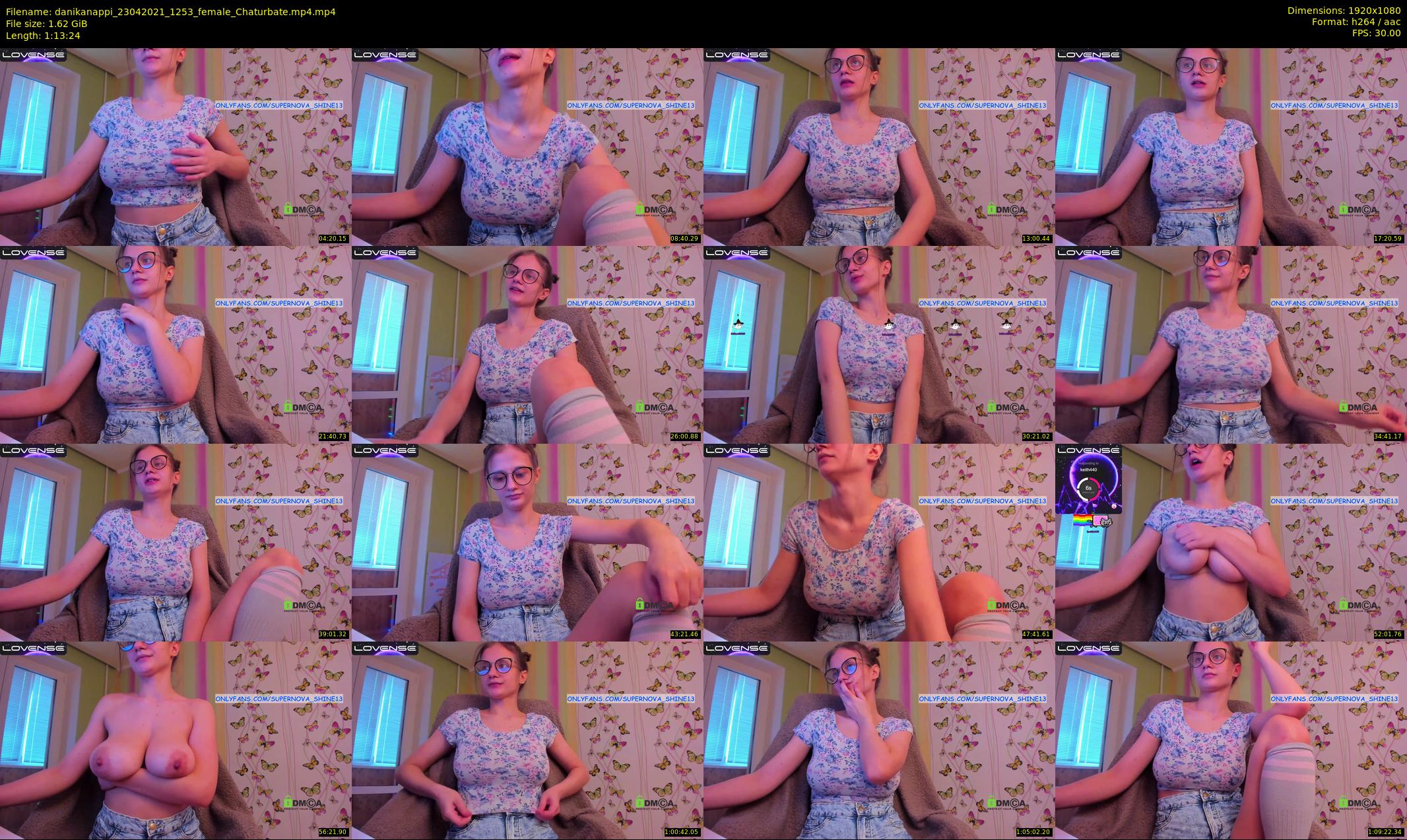 danikanappi — 74 minute Chaturbate female cam show recording, 1080p, Apr 23, 2021
