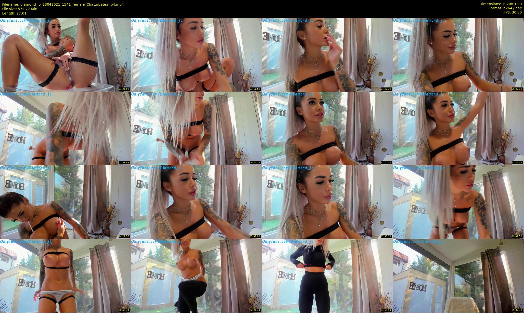diamond_jo — 28 minute Chaturbate female cam show recording, 1080p, Apr 23, 2021