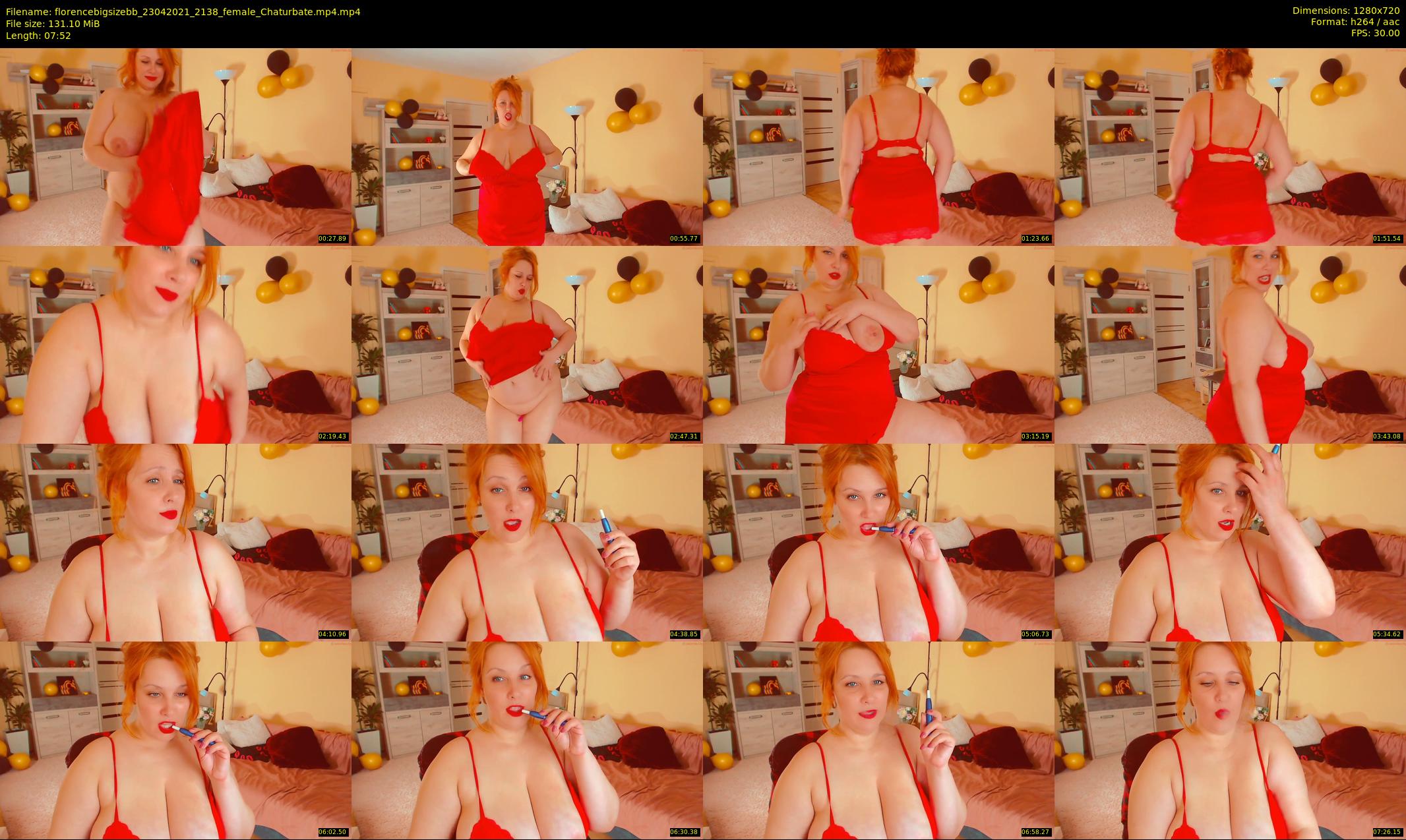 florencebigsizebb — 8 minute Chaturbate female cam show recording, 720p, Apr 23, 2021