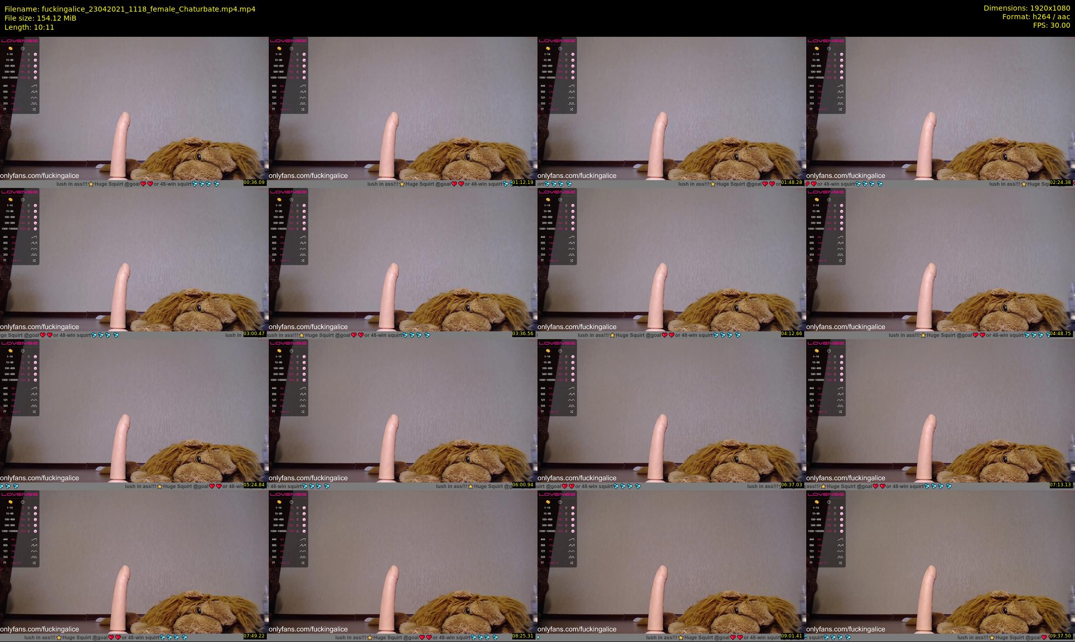 fuckingalice — 11 minute Chaturbate female cam show recording, 1080p, Apr 23, 2021