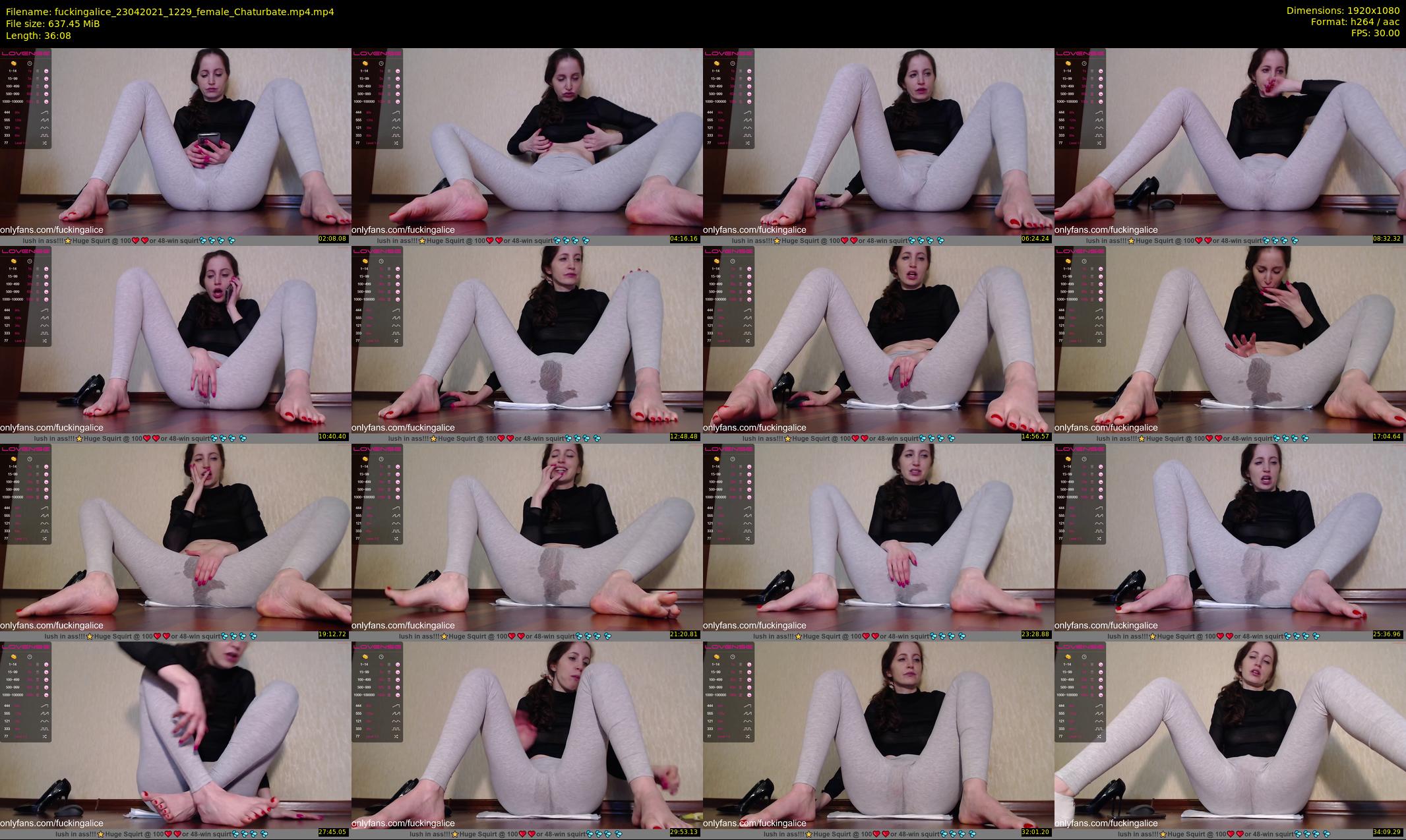 fuckingalice — 37 minute Chaturbate female cam show recording, 1080p, Apr 23, 2021