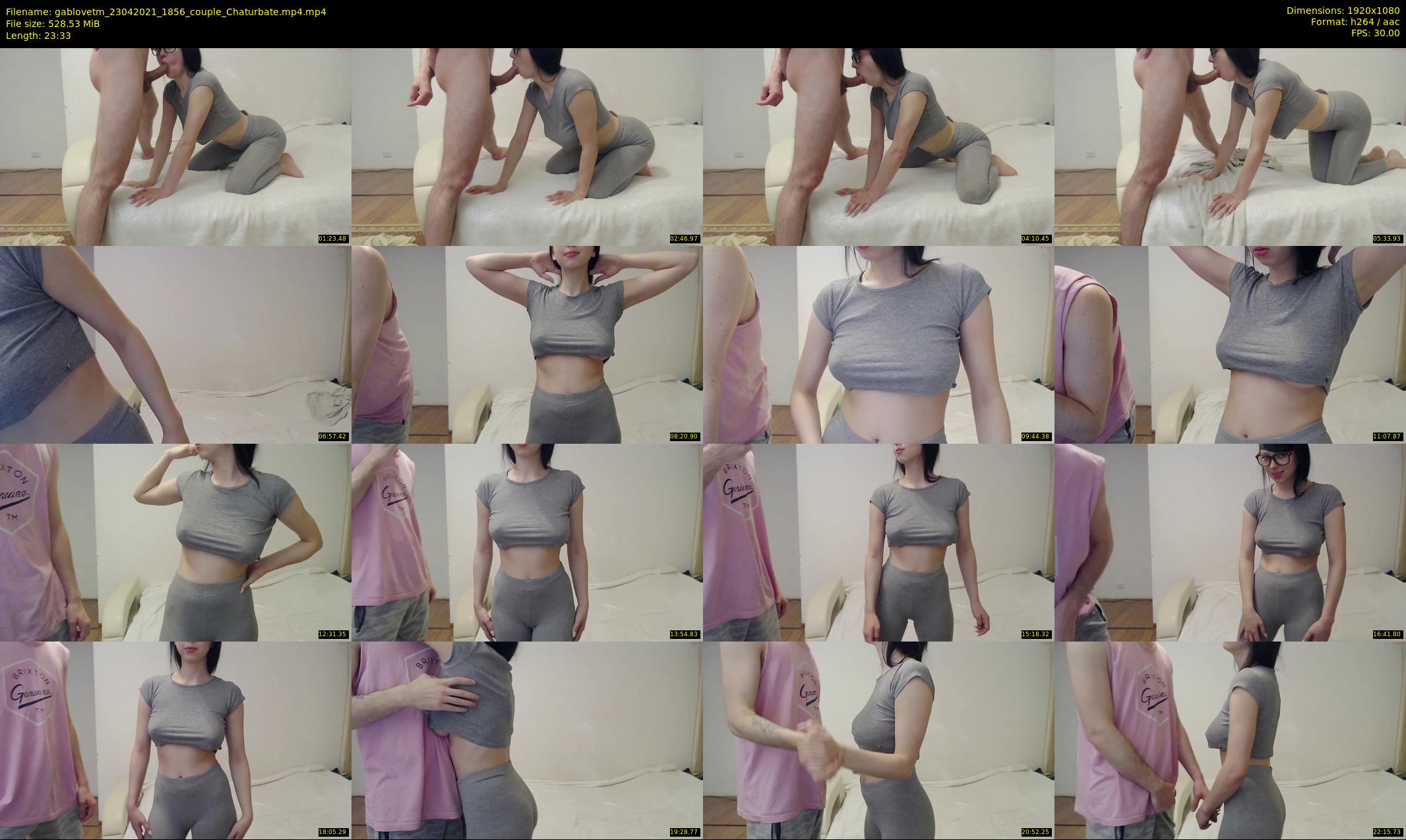 gablovetm — 24 minute Chaturbate couple cam show recording, 1080p, Apr 23, 2021