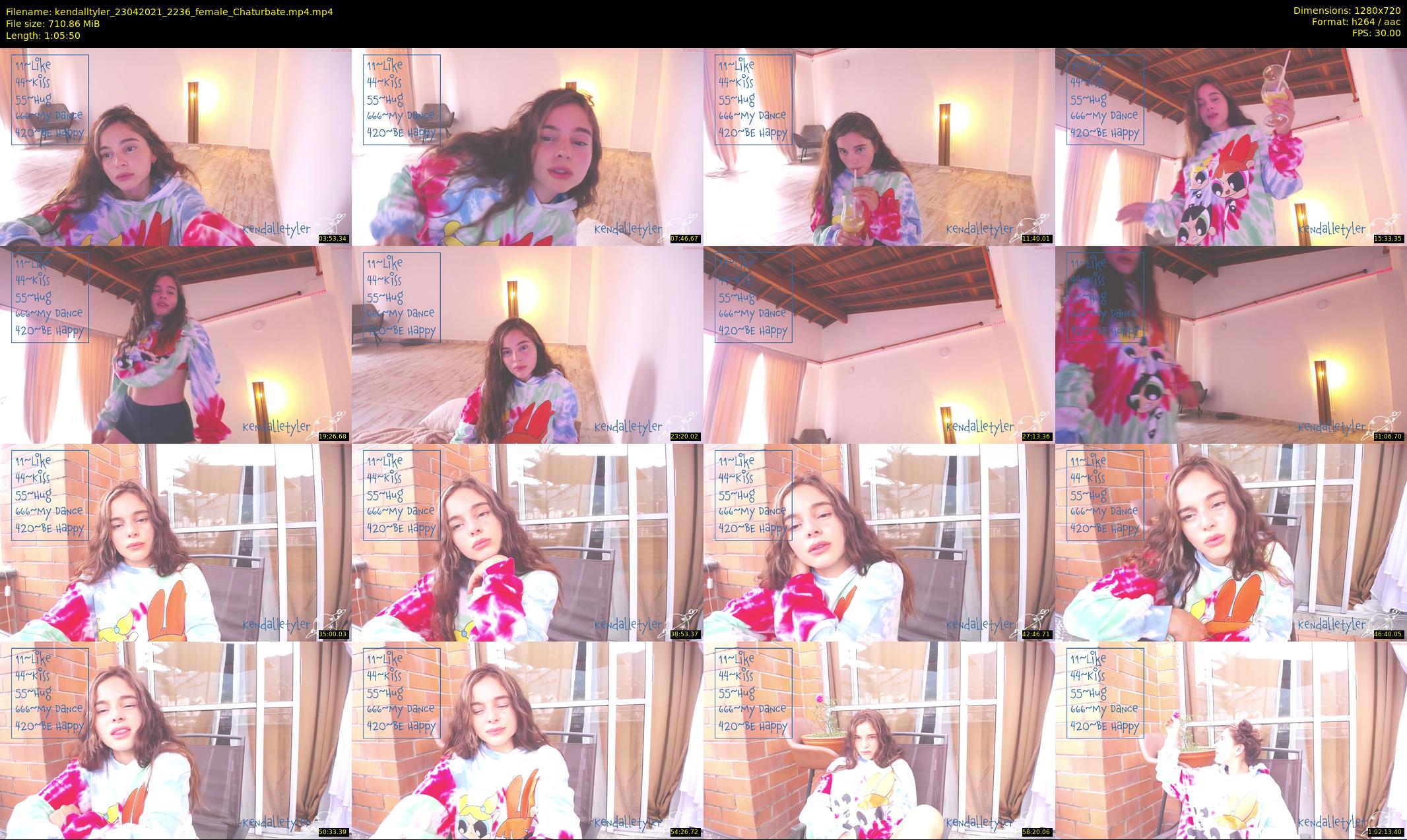 kendalltyler — 66 minute Chaturbate female cam show recording, 720p, Apr 23, 2021