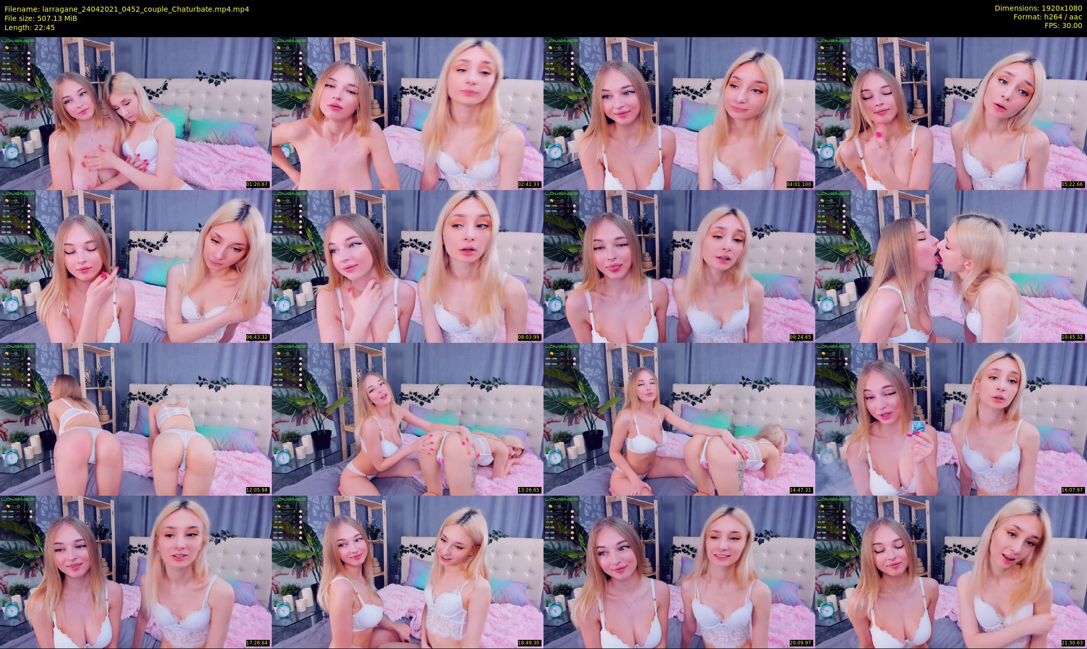 larragane — 23 minute Chaturbate couple cam show recording, 1080p, Apr 24, 2021