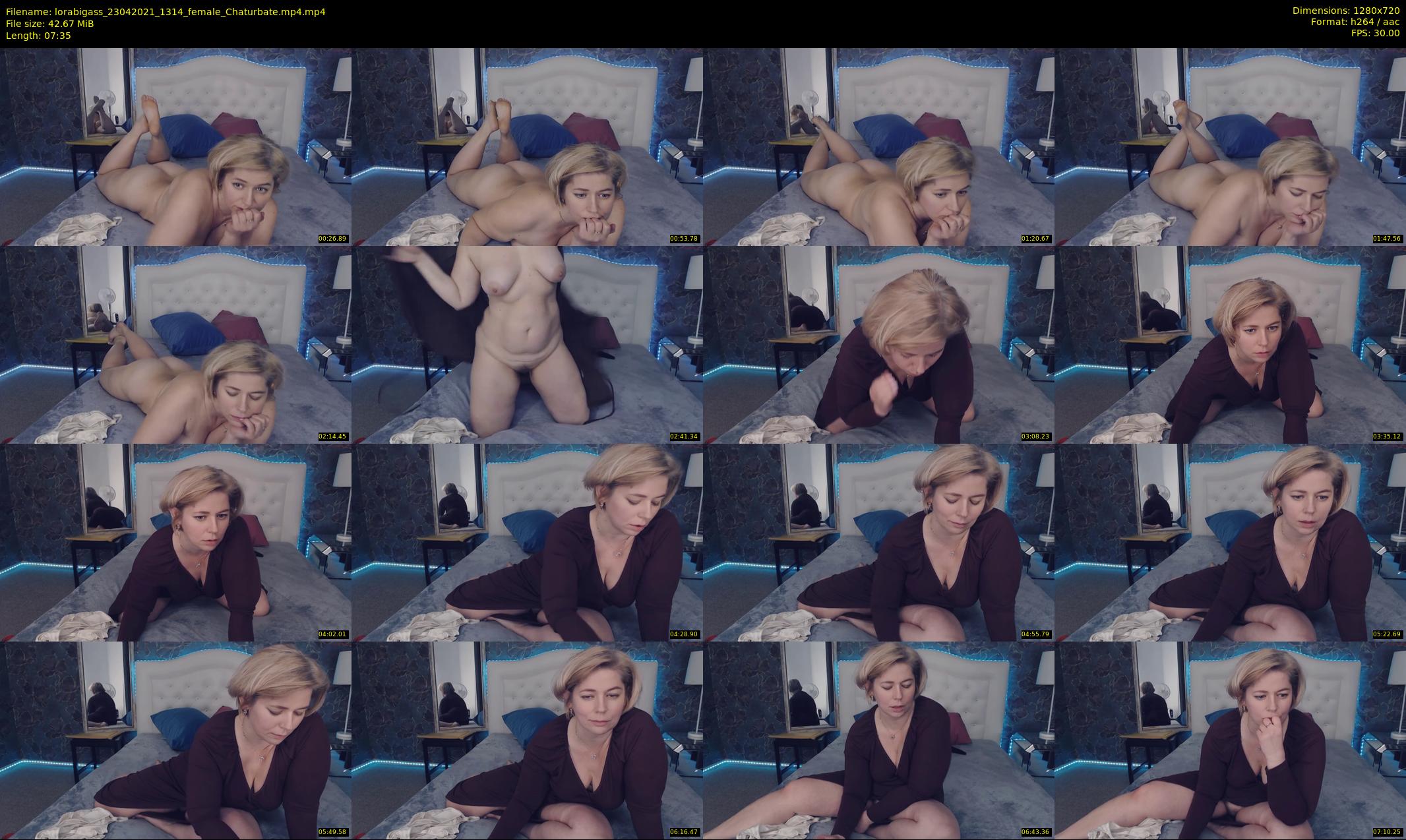 lorabigass — 8 minute Chaturbate female cam show recording, 720p, Apr 23, 2021