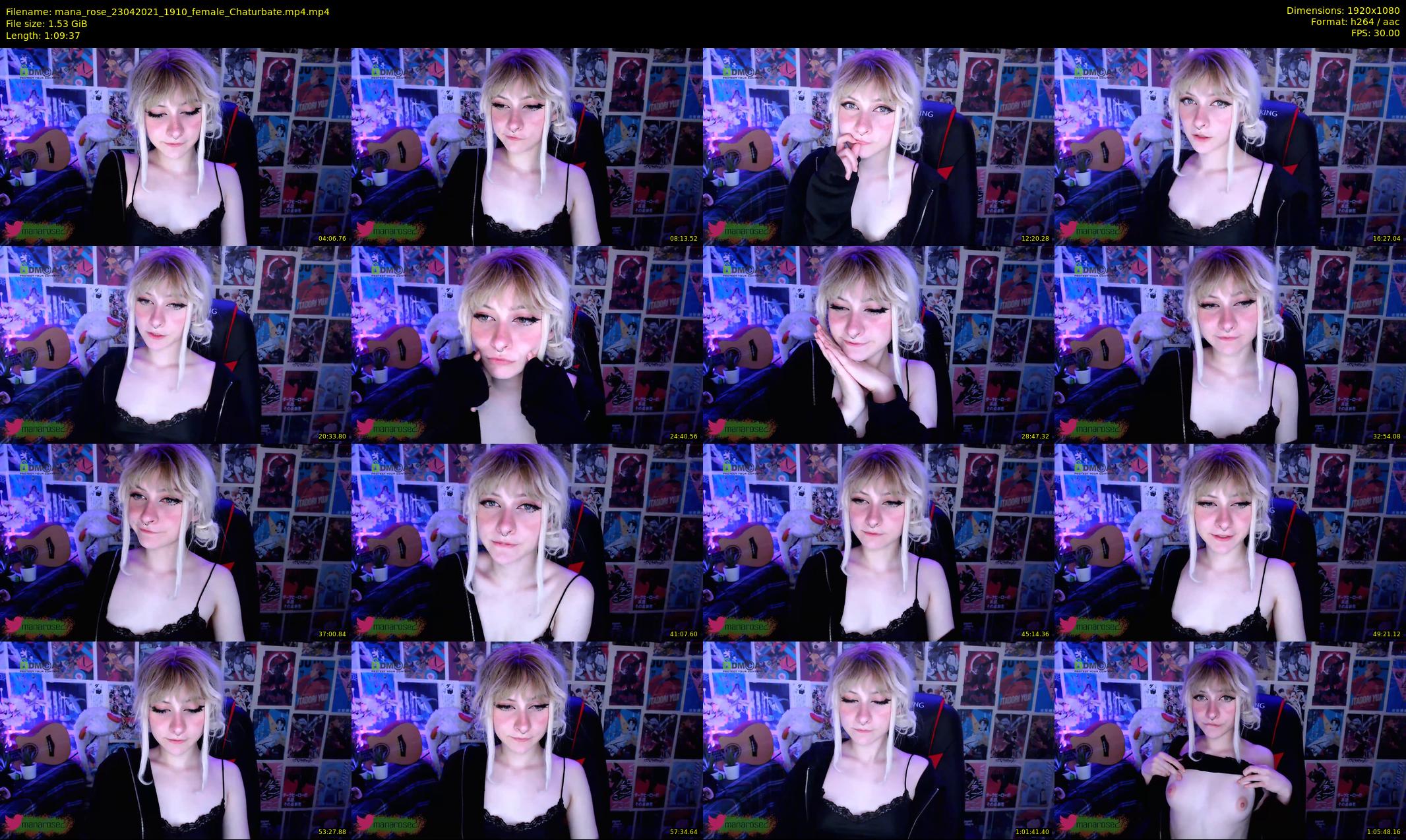 mana_rose — 70 minute Chaturbate female cam show recording, 1080p, Apr 23, 2021