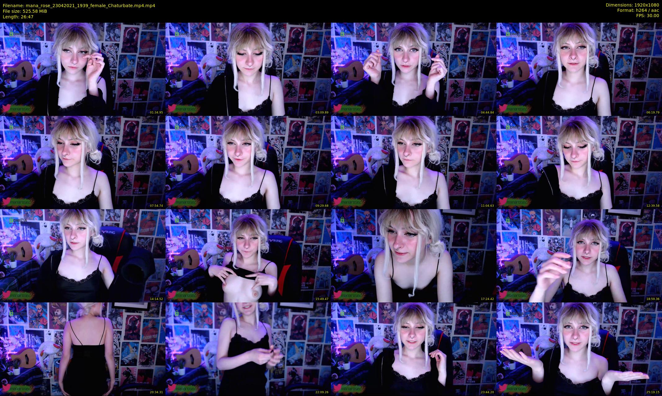mana_rose — 27 minute Chaturbate female cam show recording, 1080p, Apr 23, 2021