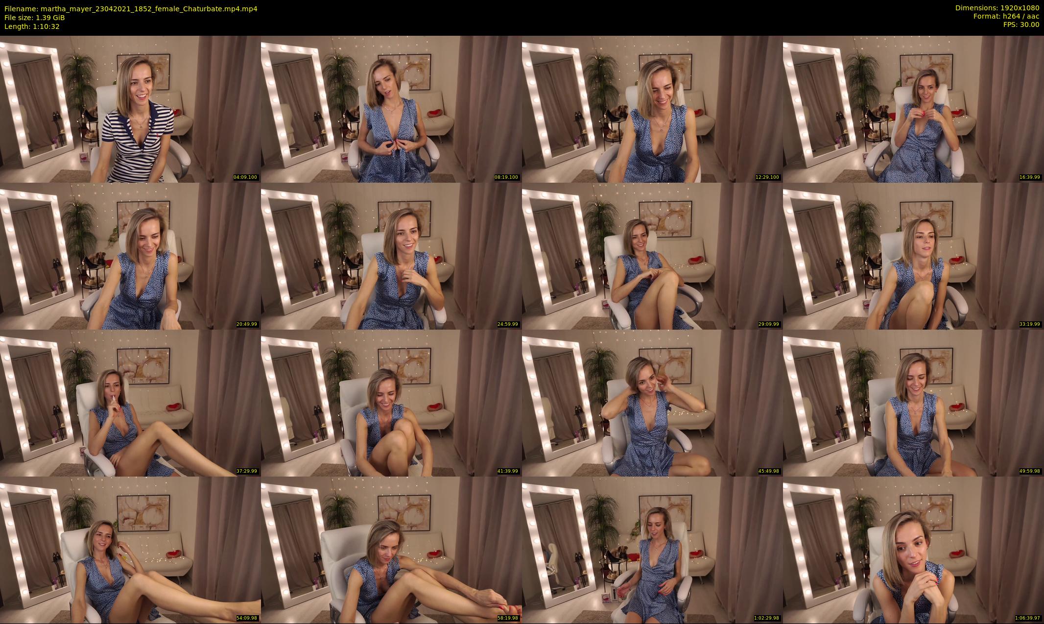 martha_mayer — 71 minute Chaturbate female cam show recording, 1080p, Apr 23, 2021
