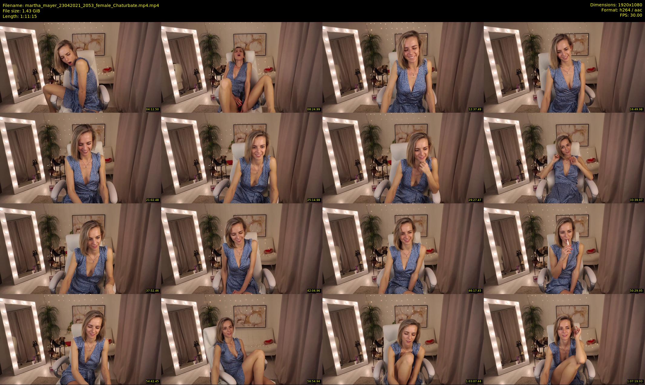 martha_mayer — 72 minute Chaturbate female cam show recording, 1080p, Apr 23, 2021