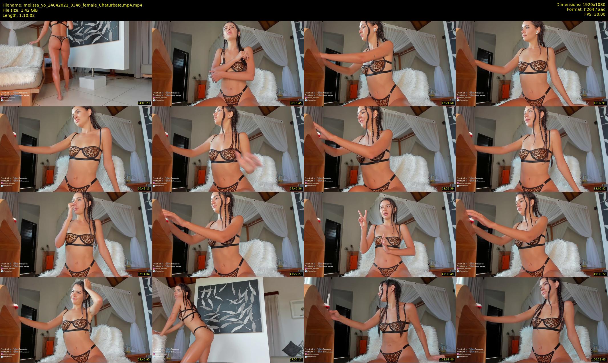 melissa_yo — 71 minute Chaturbate female cam show recording, 1080p, Apr 24, 2021