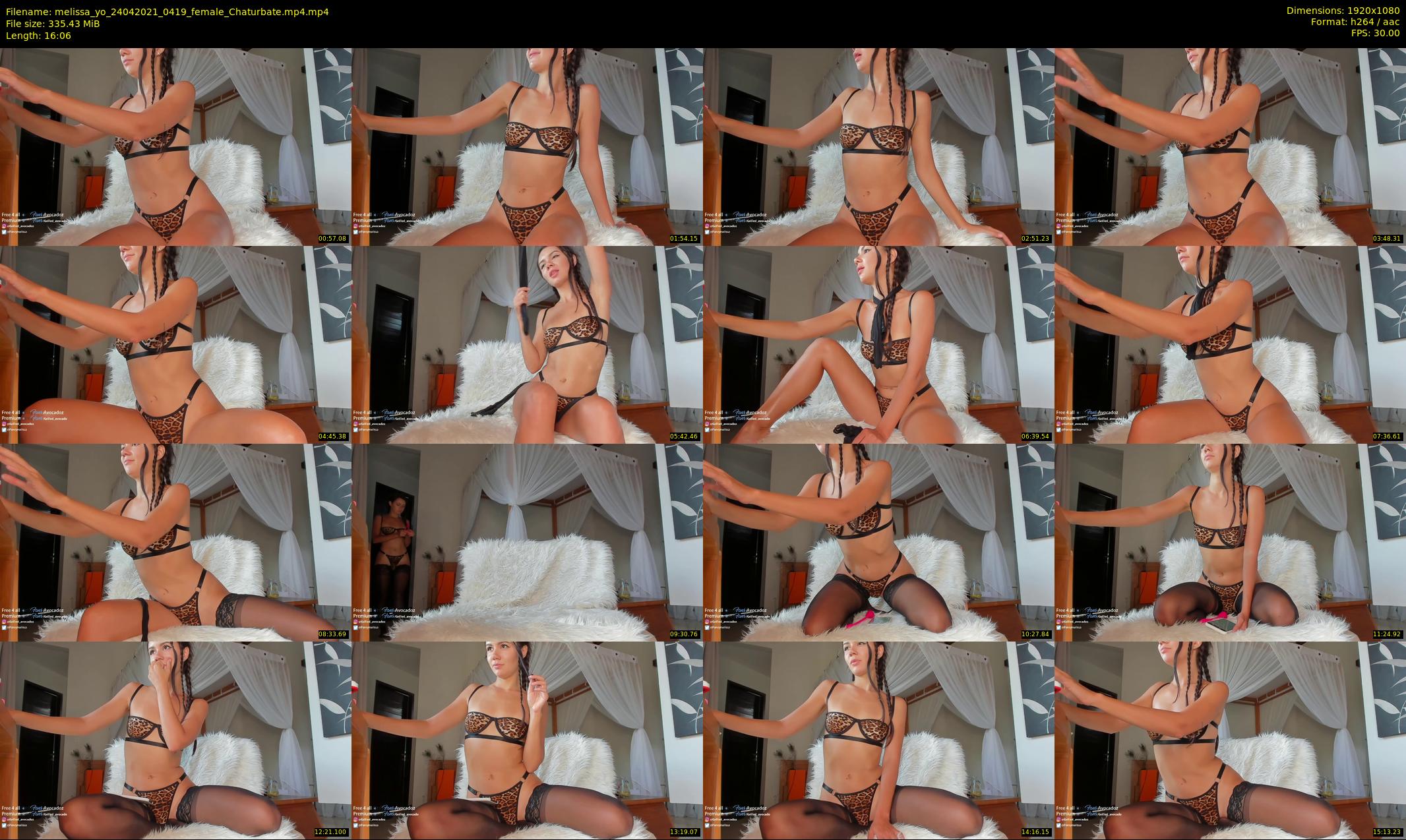 melissa_yo — 17 minute Chaturbate female cam show recording, 1080p, Apr 24, 2021