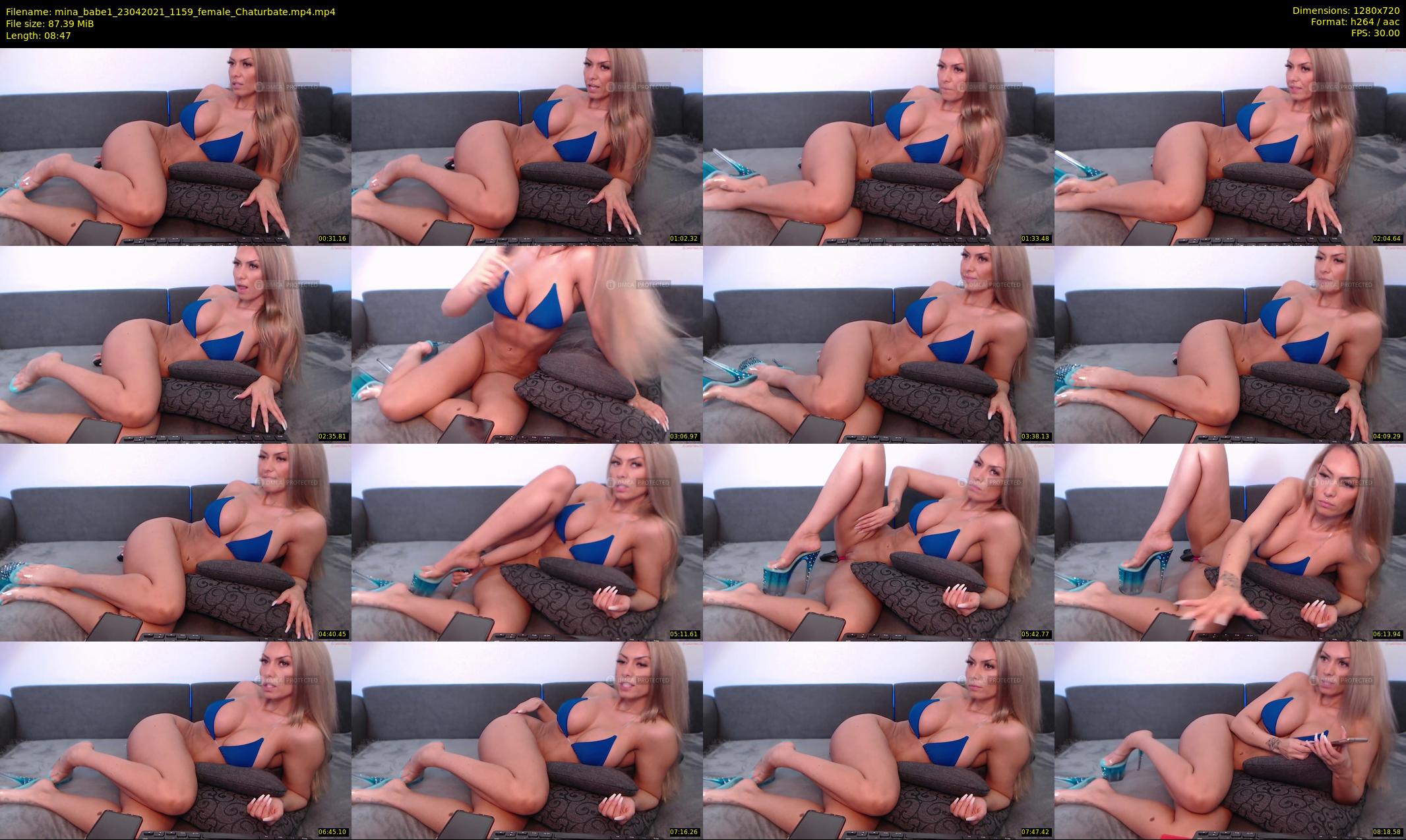 mina_babe1 — 9 minute Chaturbate female cam show recording, 720p, Apr 23, 2021