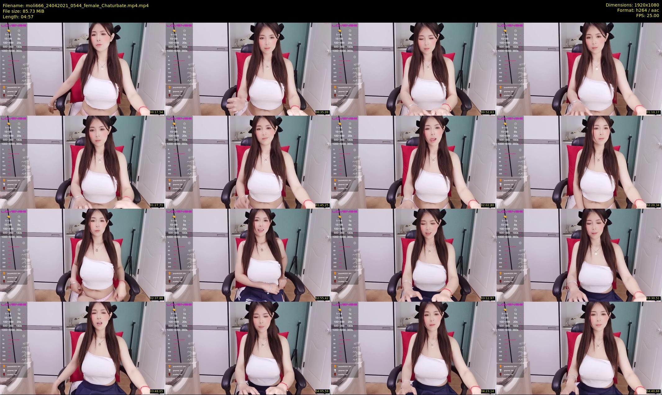moli666 — 5 minute Chaturbate female cam show recording, 1080p, Apr 24, 2021