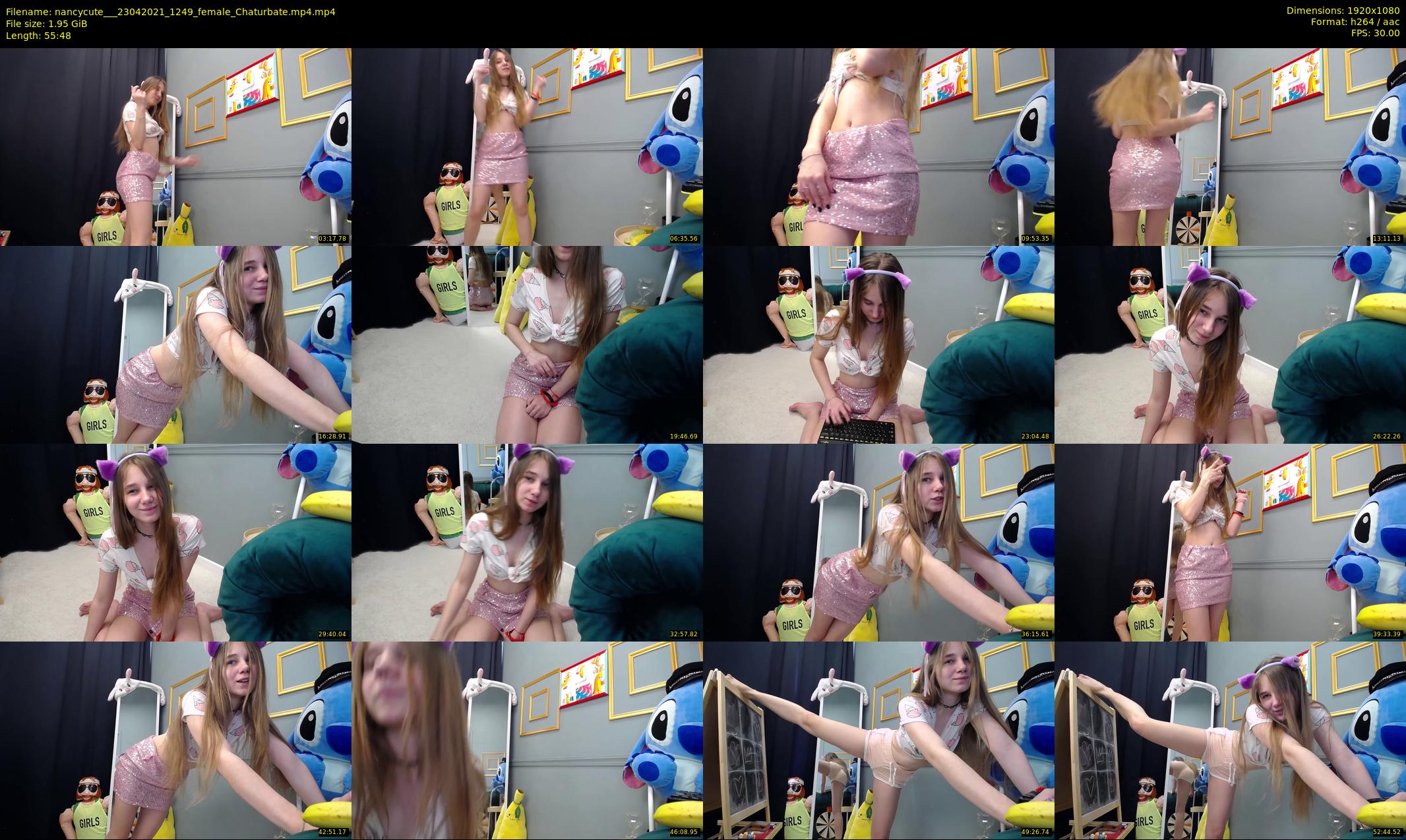 nancycute__ — 56 minute Chaturbate female cam show recording, 1080p, Apr 23, 2021