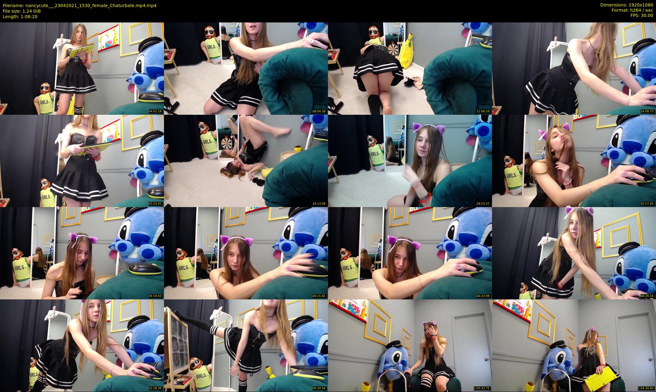 nancycute__ — 69 minute Chaturbate female cam show recording, 1080p, Apr 23, 2021