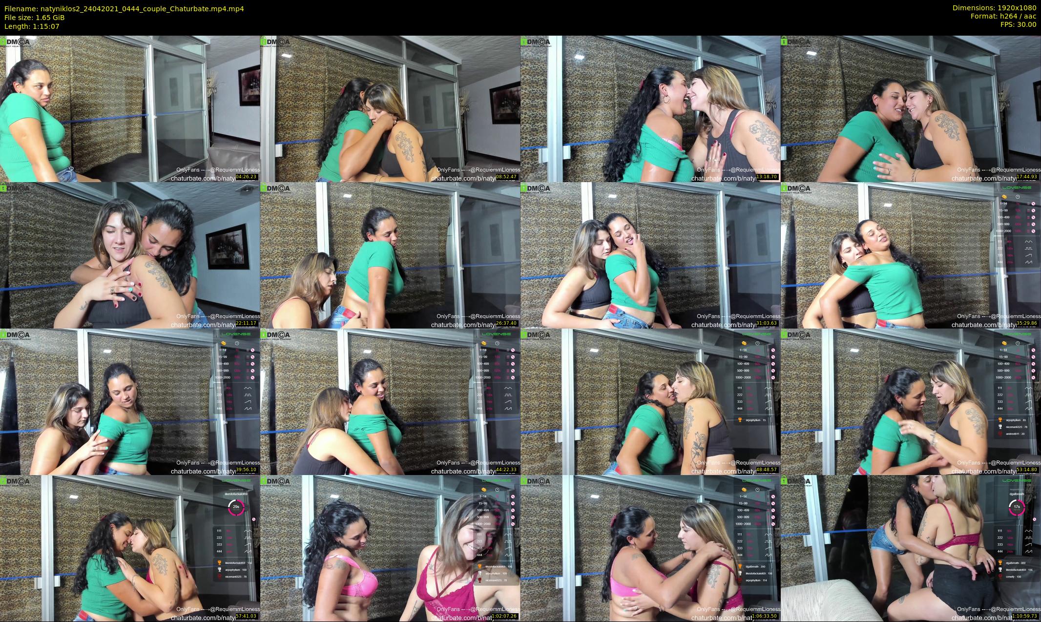 natyniklos2 — 76 minute Chaturbate couple cam show recording, 1080p, Apr 24, 2021