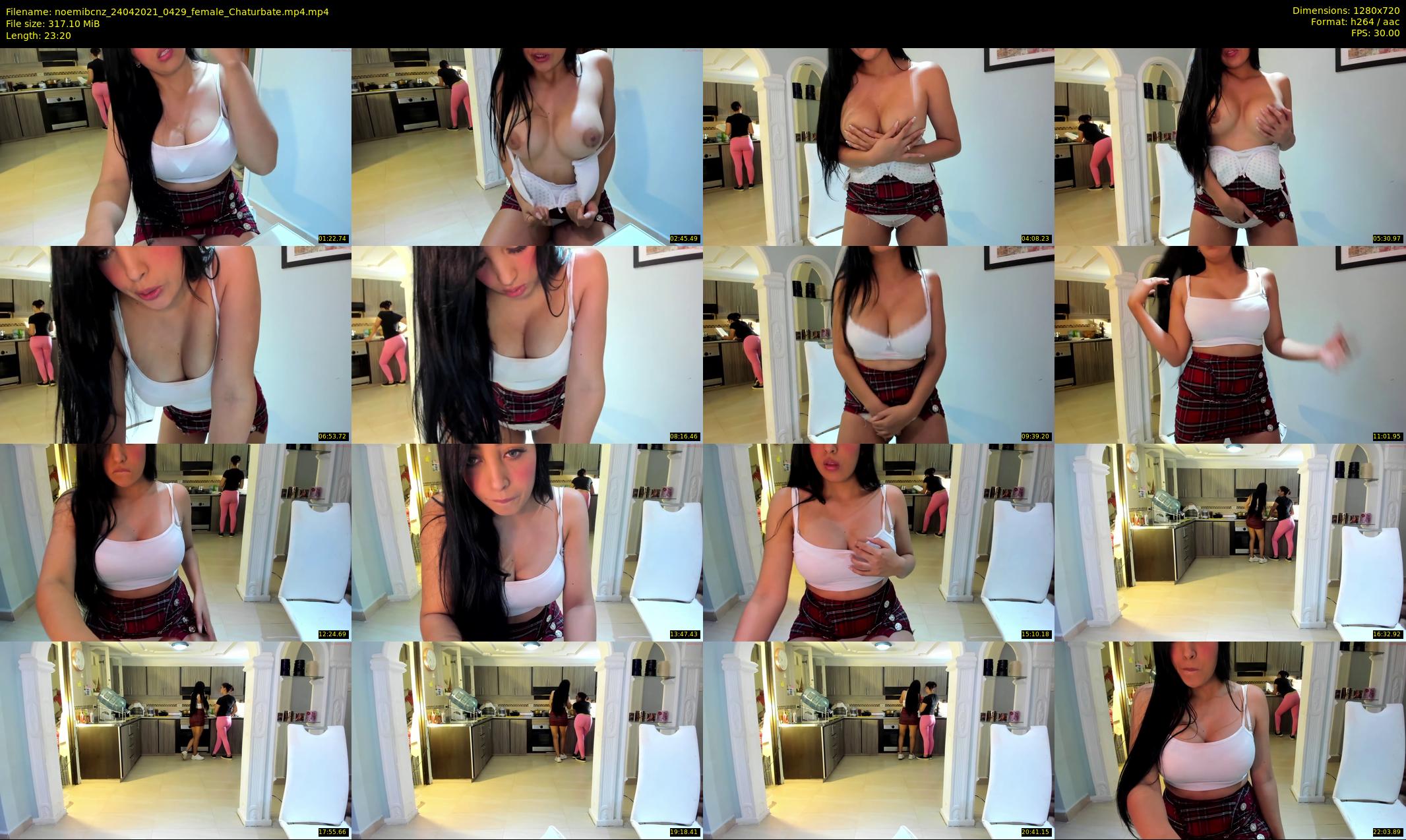 noemibcnz — 24 minute Chaturbate couple cam show recording, 720p, Apr 24, 2021