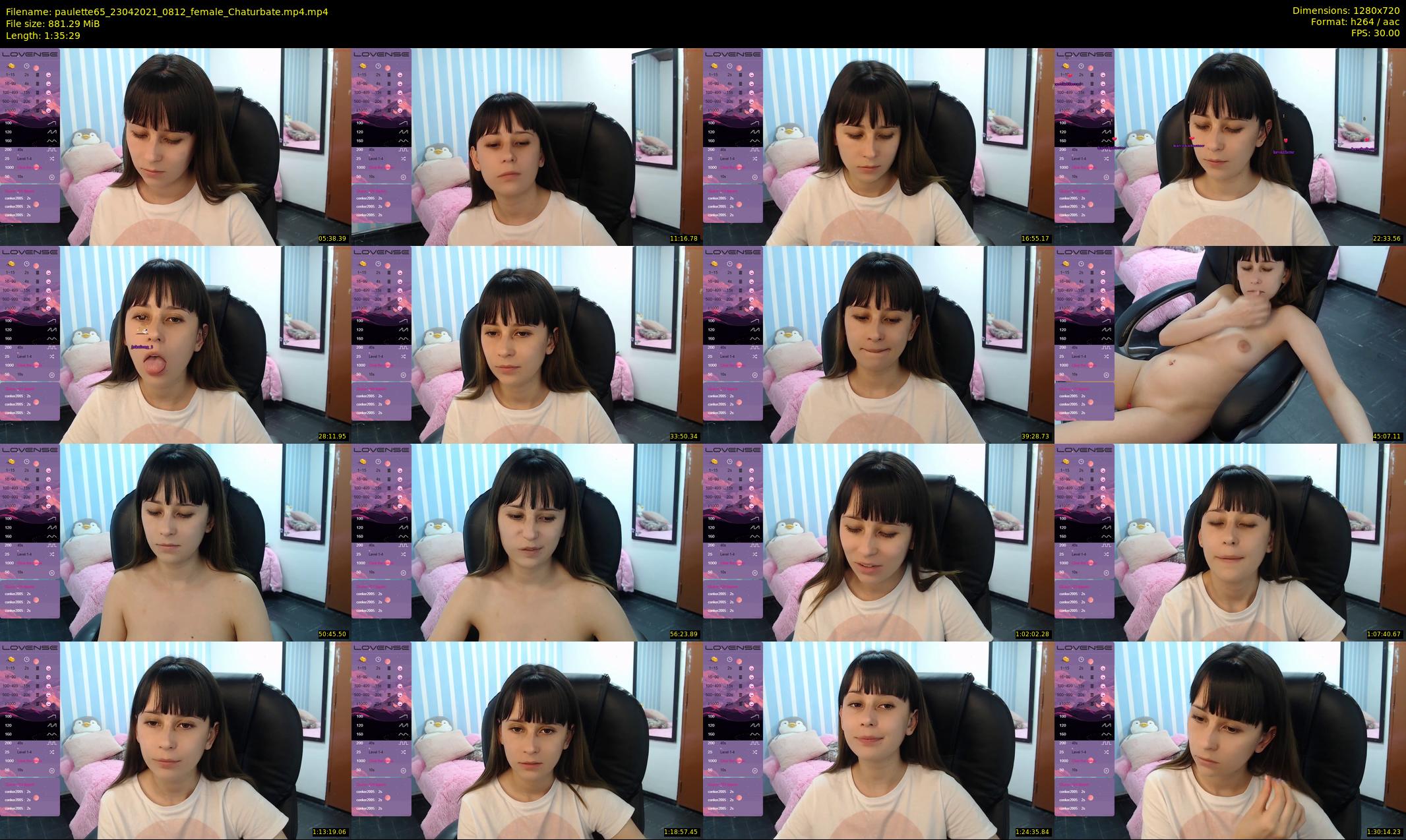 paulette65 — 96 minute Chaturbate female cam show recording, 720p, Apr 23, 2021