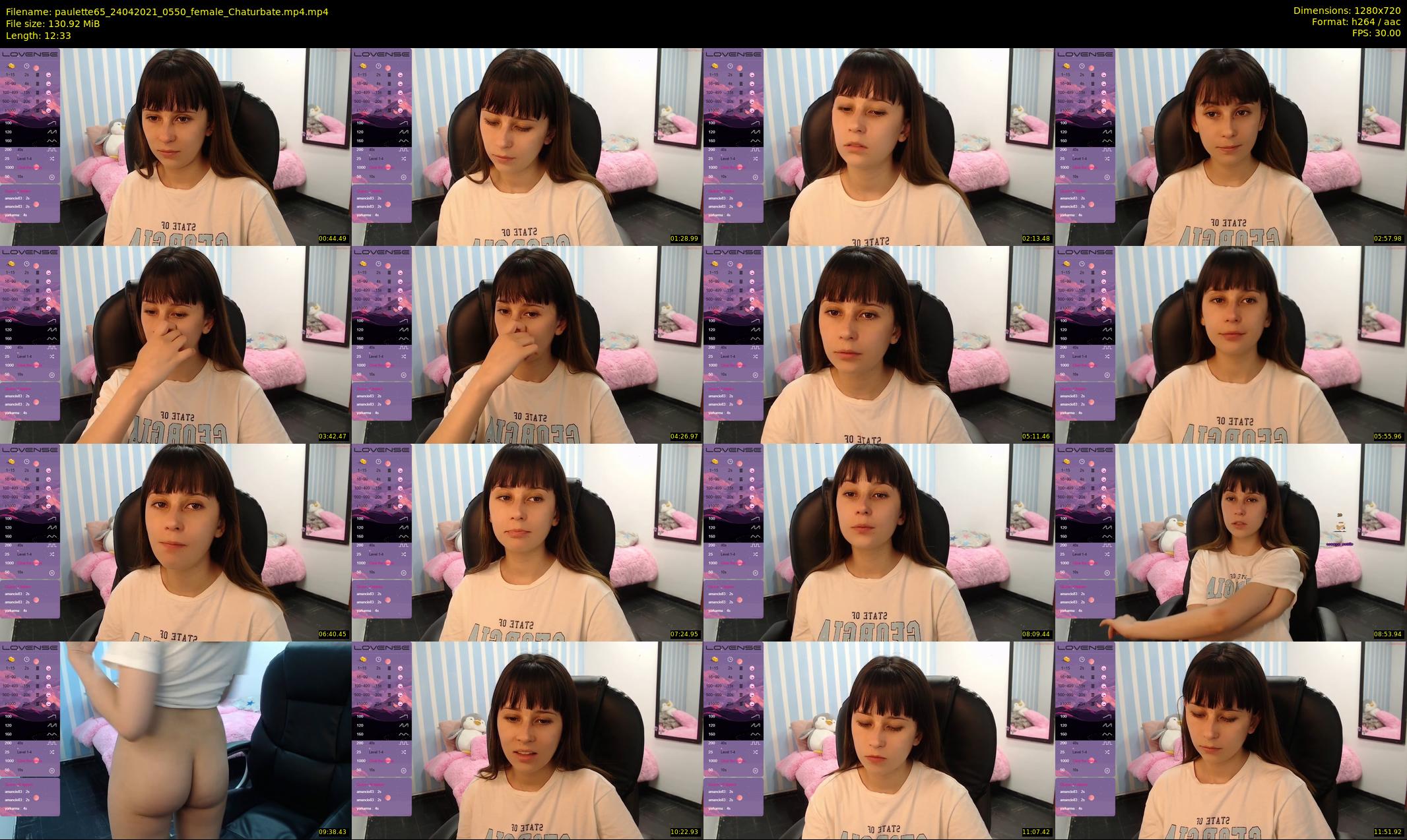 paulette65 — 13 minute Chaturbate female cam show recording, 720p, Apr 24, 2021