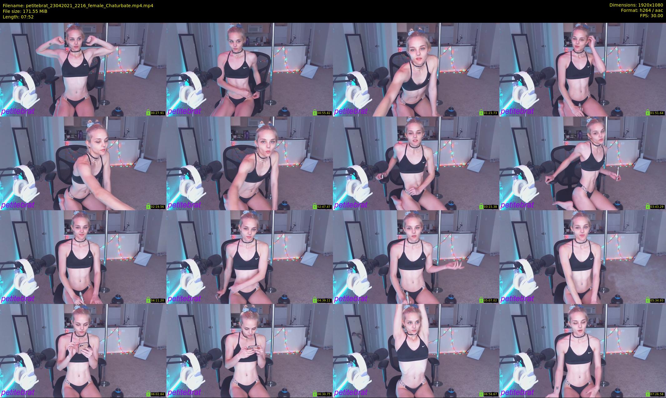 petitebrat — 8 minute Chaturbate female cam show recording, 1080p, Apr 23, 2021