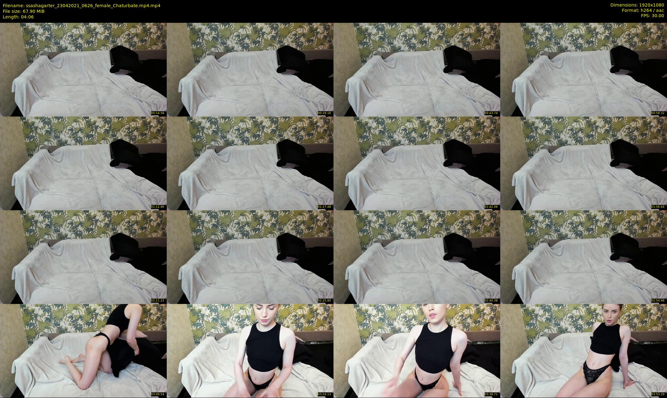 ssashagarter — 5 minute Chaturbate female cam show recording, 1080p, Apr 23, 2021