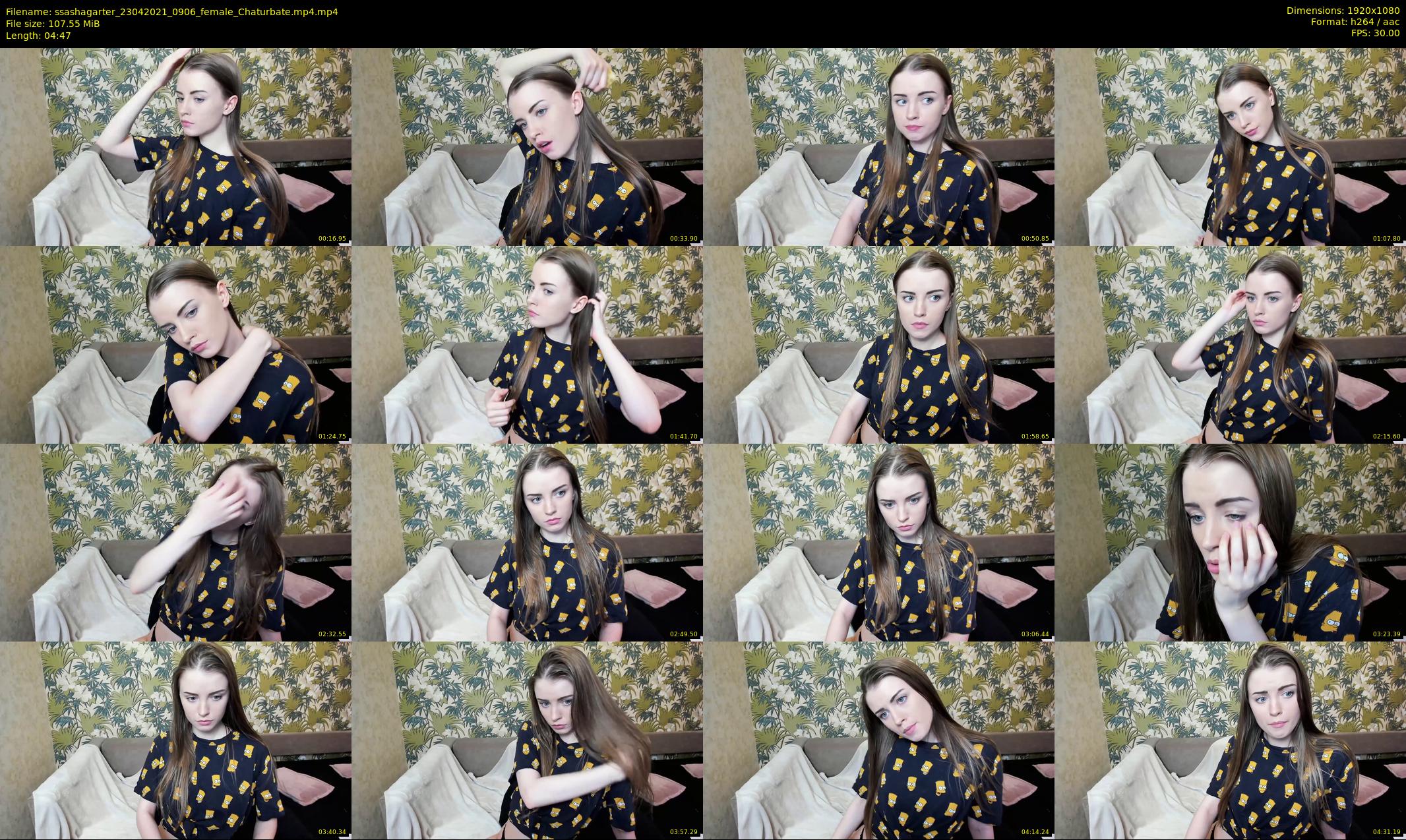ssashagarter — 5 minute Chaturbate female cam show recording, 1080p, Apr 23, 2021