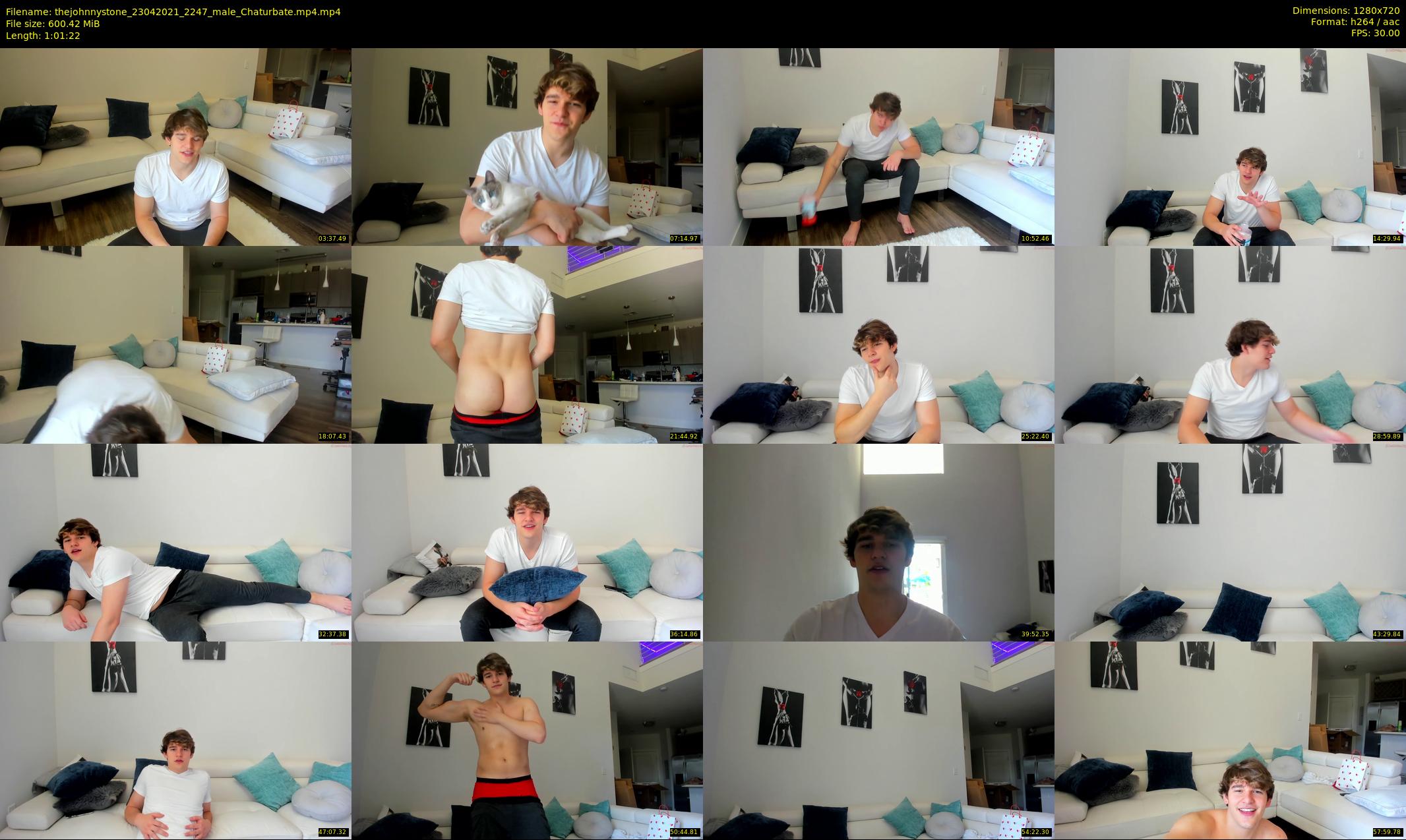 thejohnnystone — 62 minute Chaturbate male cam show recording, 720p, Apr 23, 2021