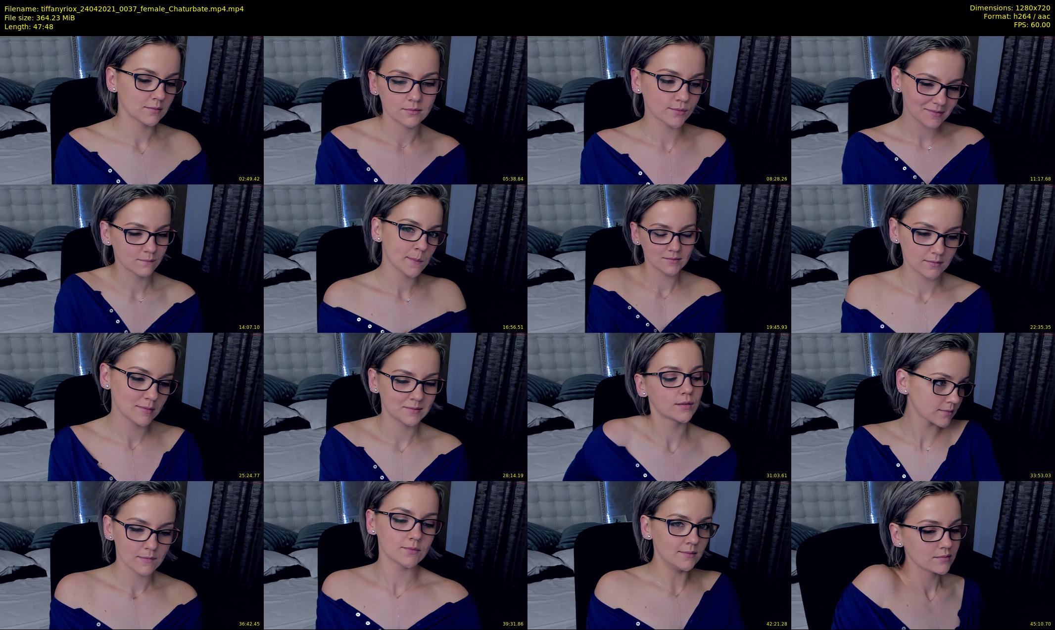 tiffanyriox — 48 minute Chaturbate female cam show recording, 720p, Apr 24, 2021