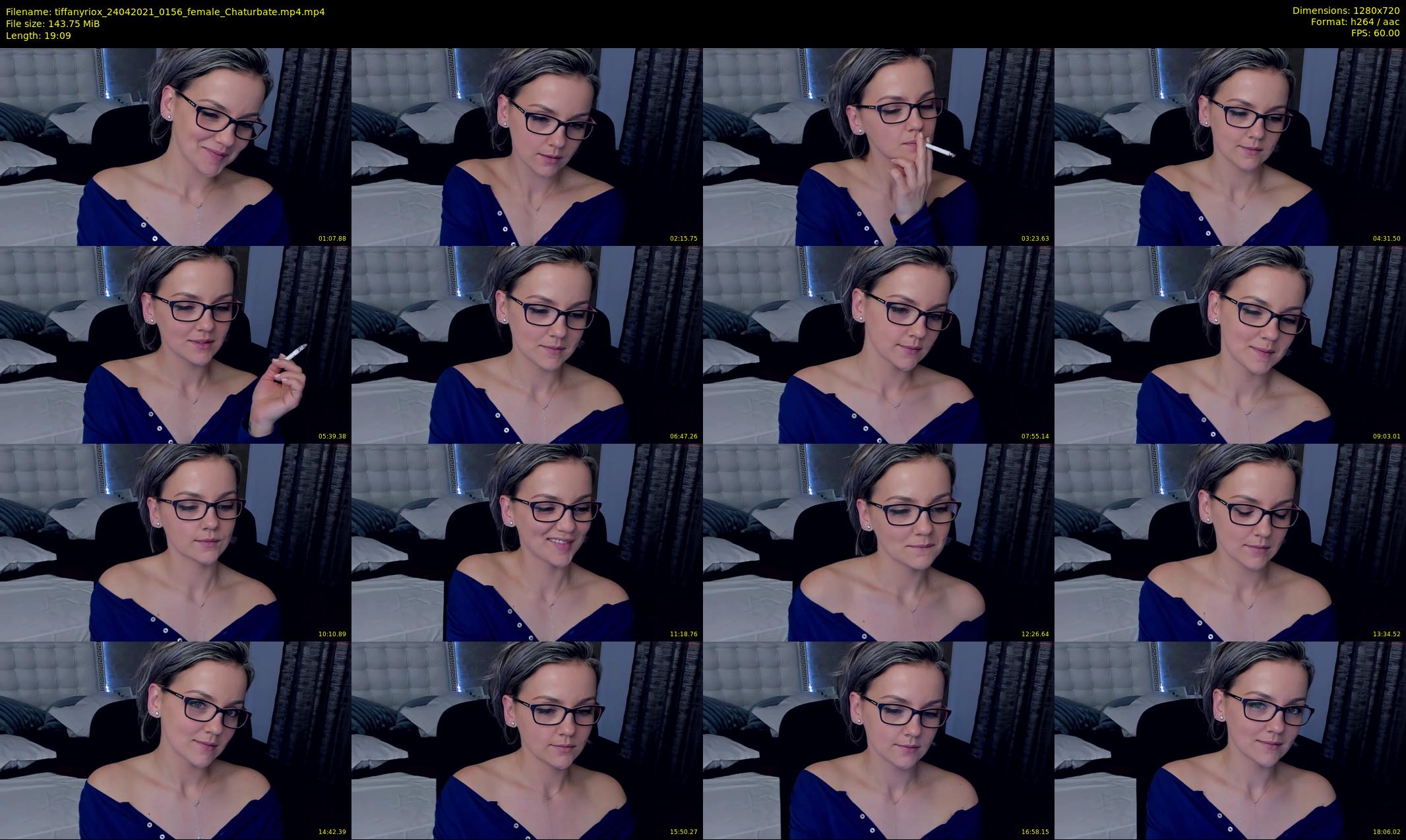tiffanyriox — 20 minute Chaturbate female cam show recording, 720p, Apr 24, 2021