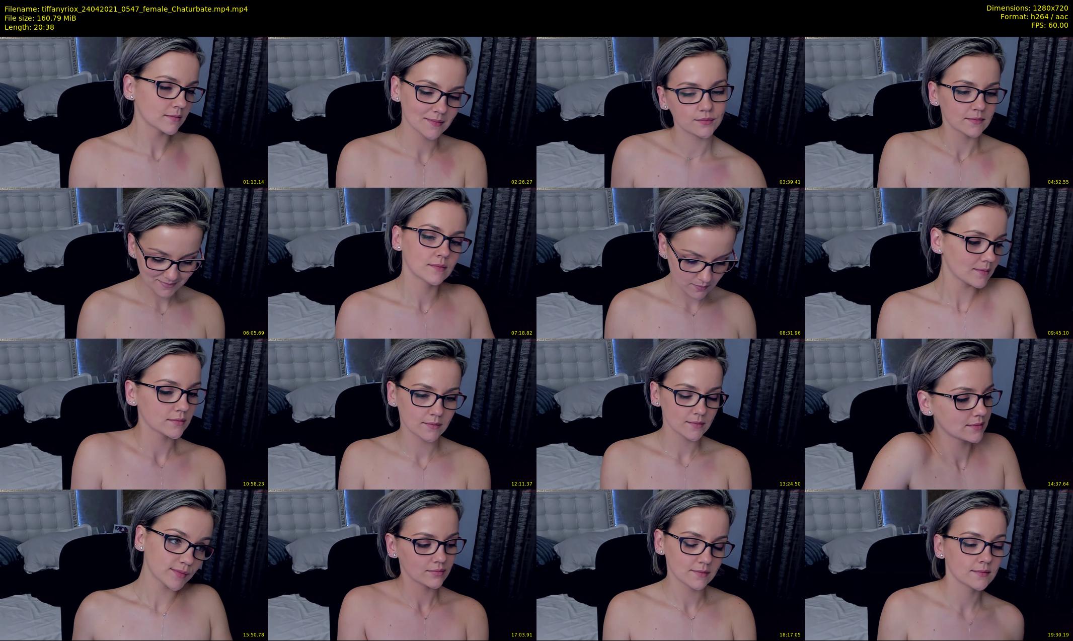 tiffanyriox — 21 minute Chaturbate female cam show recording, 720p, Apr 24, 2021