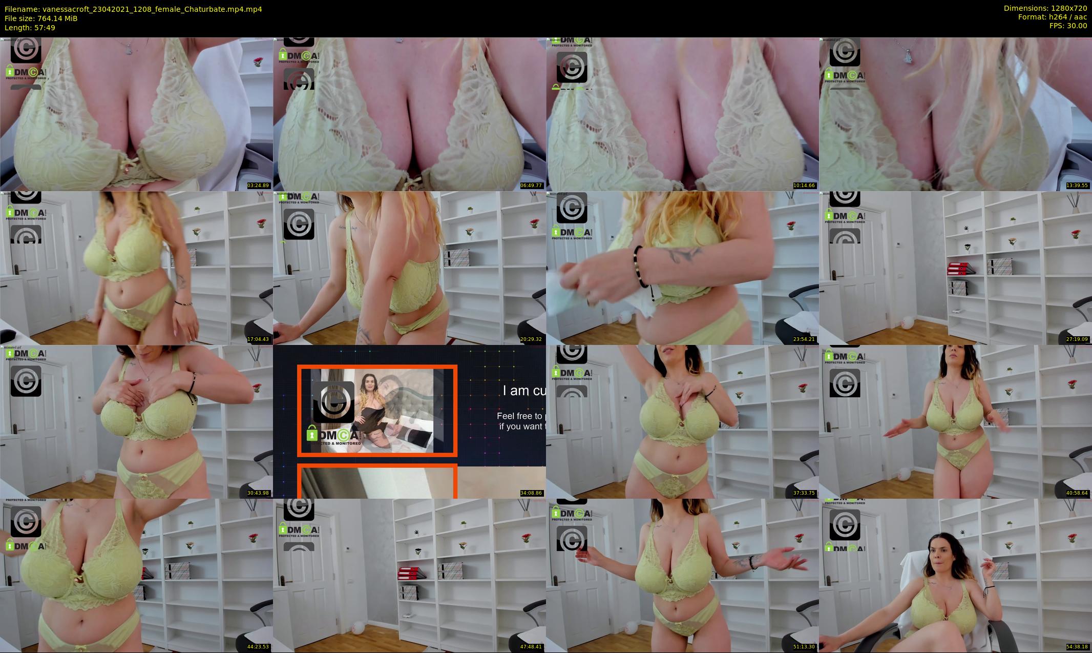 vanessacroft — 58 minute Chaturbate female cam show recording, 720p, Apr 23, 2021