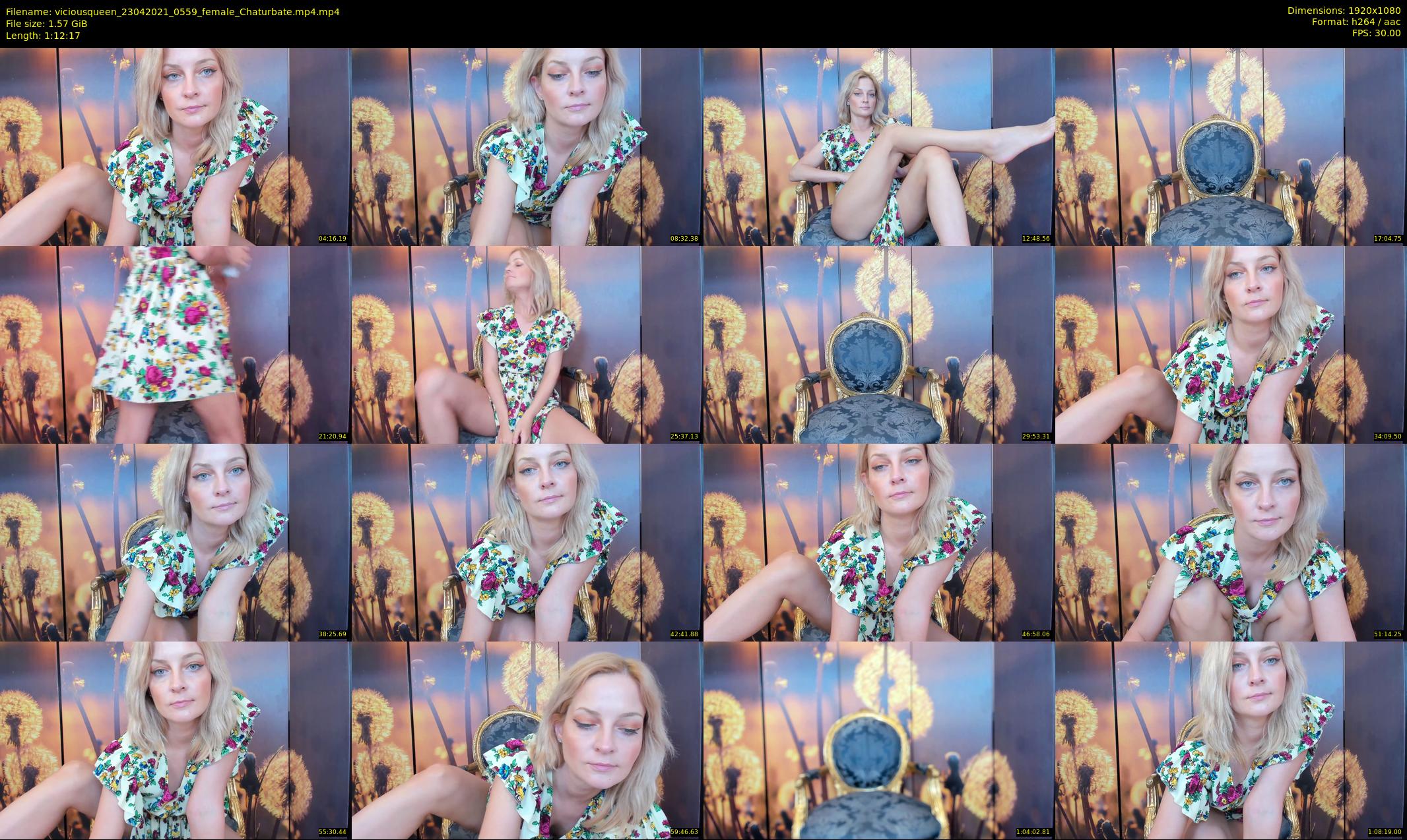 viciousqueen — 73 minute Chaturbate female cam show recording, 1080p, Apr 23, 2021