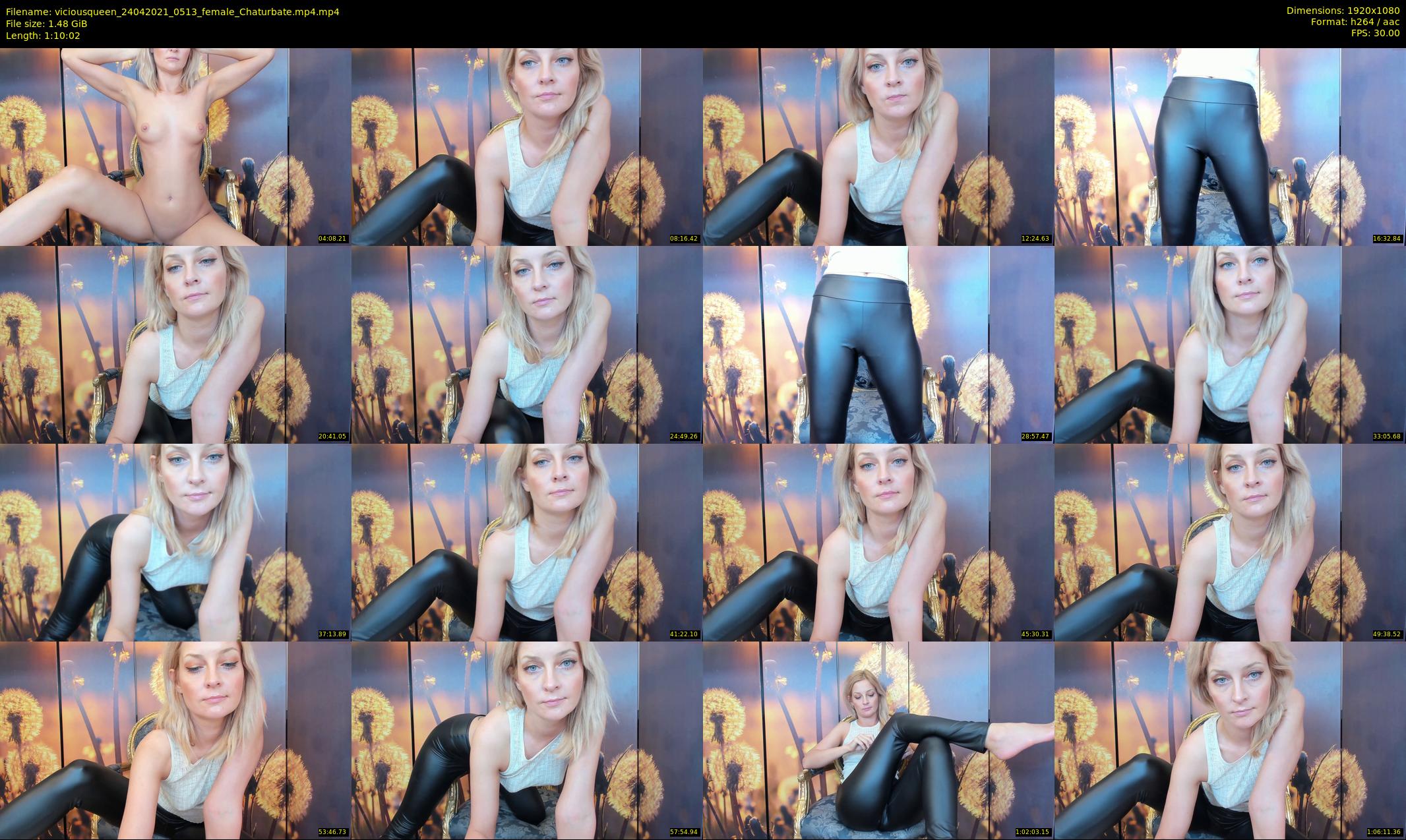 viciousqueen — 71 minute Chaturbate female cam show recording, 1080p, Apr 24, 2021