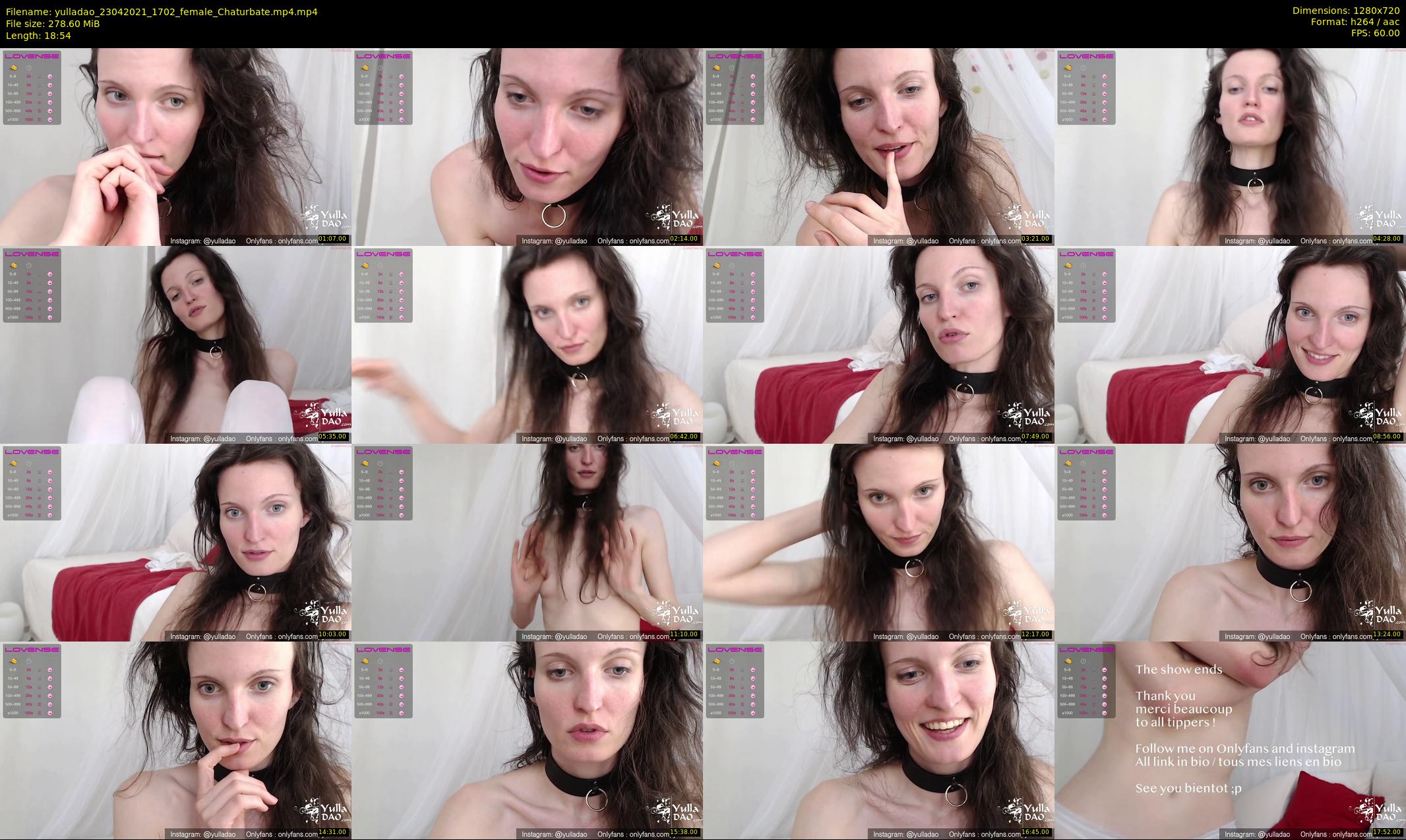 yulladao — 19 minute Chaturbate female cam show recording, 720p, Apr 23, 2021