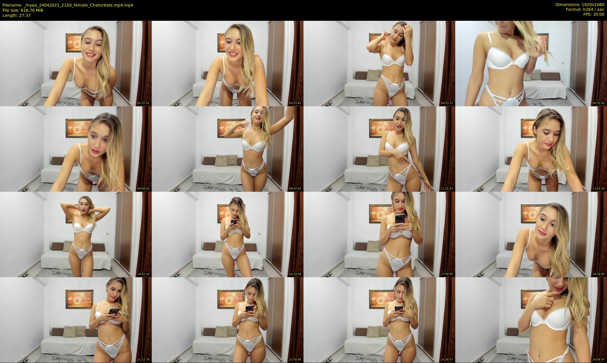 _myaa — 28 minute Chaturbate female cam show recording, 1080p, Apr 24, 2021
