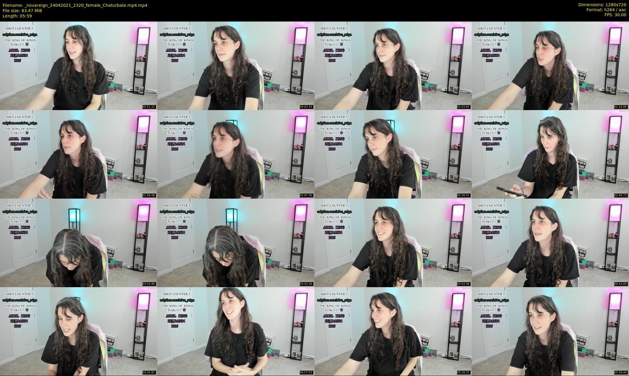 _novareign — 6 minute Chaturbate female cam show recording, 720p, Apr 24, 2021