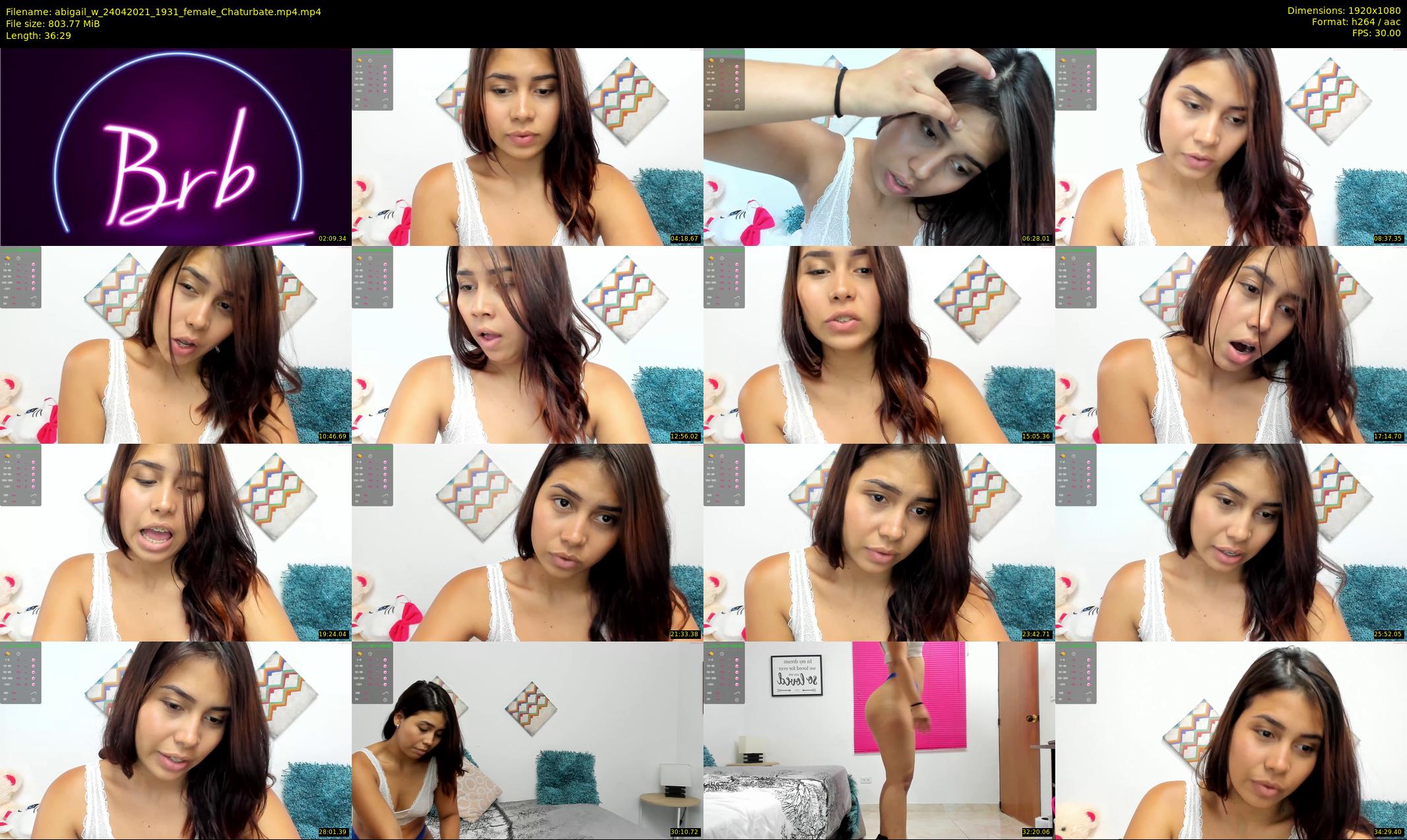 abigail_w — 37 minute Chaturbate female cam show recording, 1080p, Apr 24, 2021