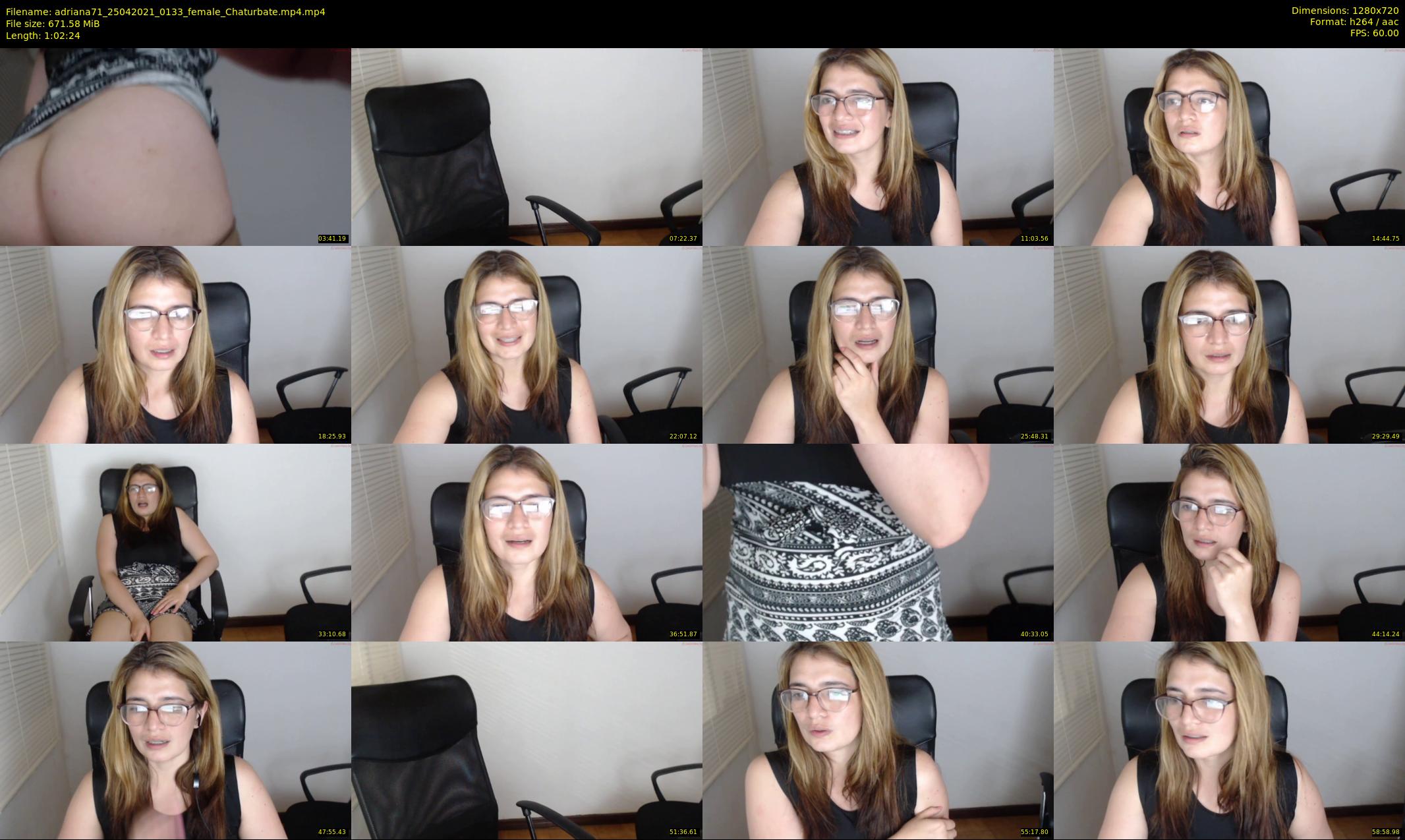 adriana71 — 63 minute Chaturbate couple cam show recording, 720p, Apr 25, 2021