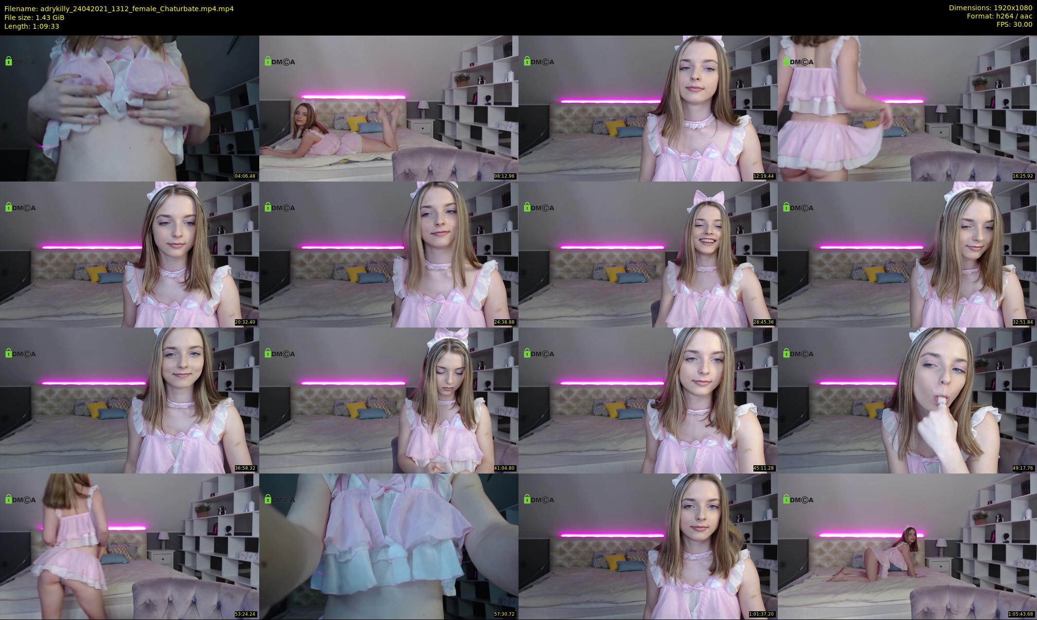 adrykilly — 70 minute Chaturbate female cam show recording, 1080p, Apr 24, 2021