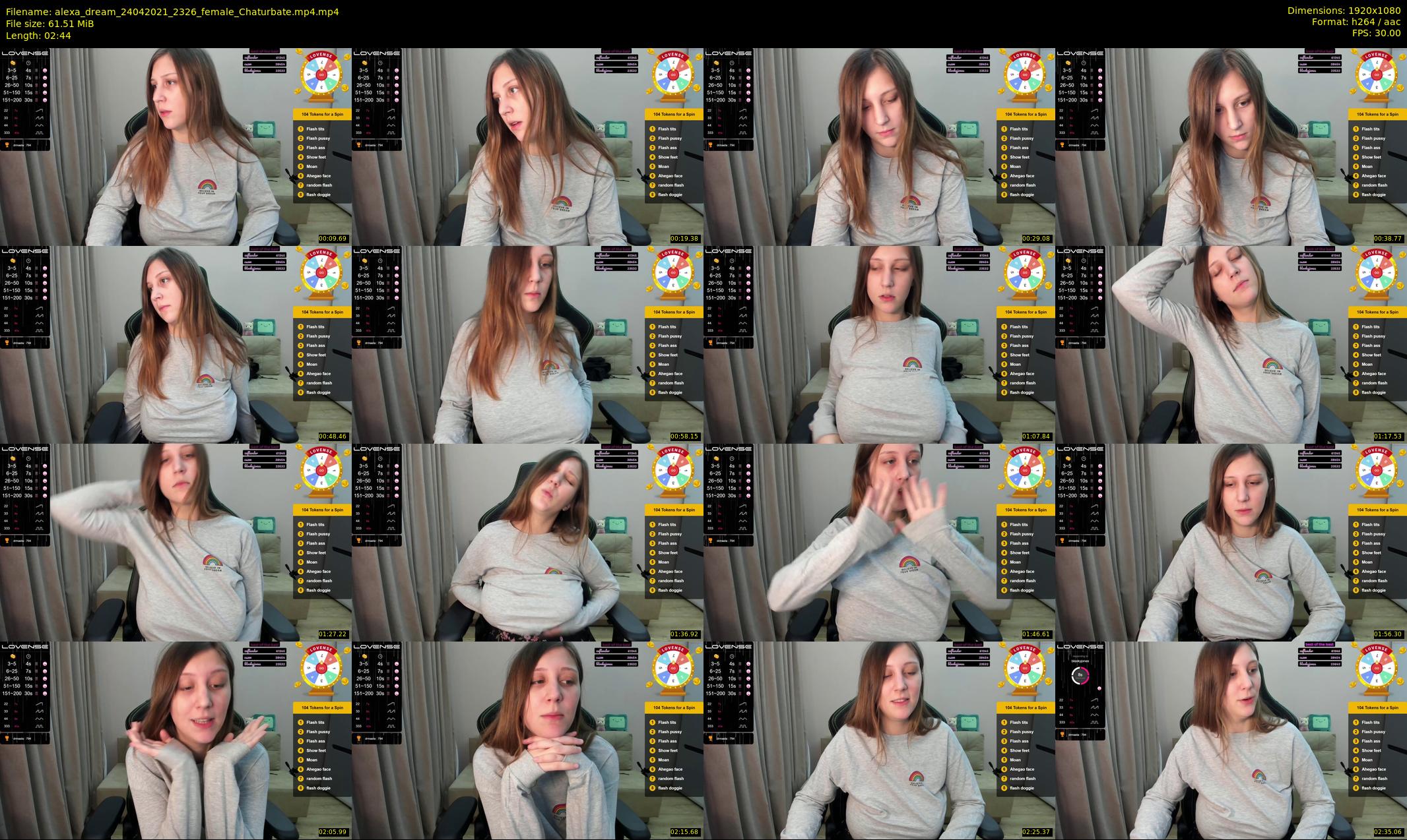 alexa_dream — 3 minute Chaturbate female cam show recording, 1080p, Apr 24, 2021
