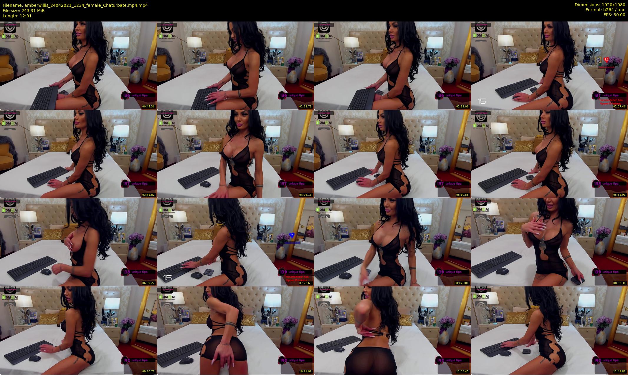 amberwillis — 13 minute Chaturbate female cam show recording, 1080p, Apr 24, 2021