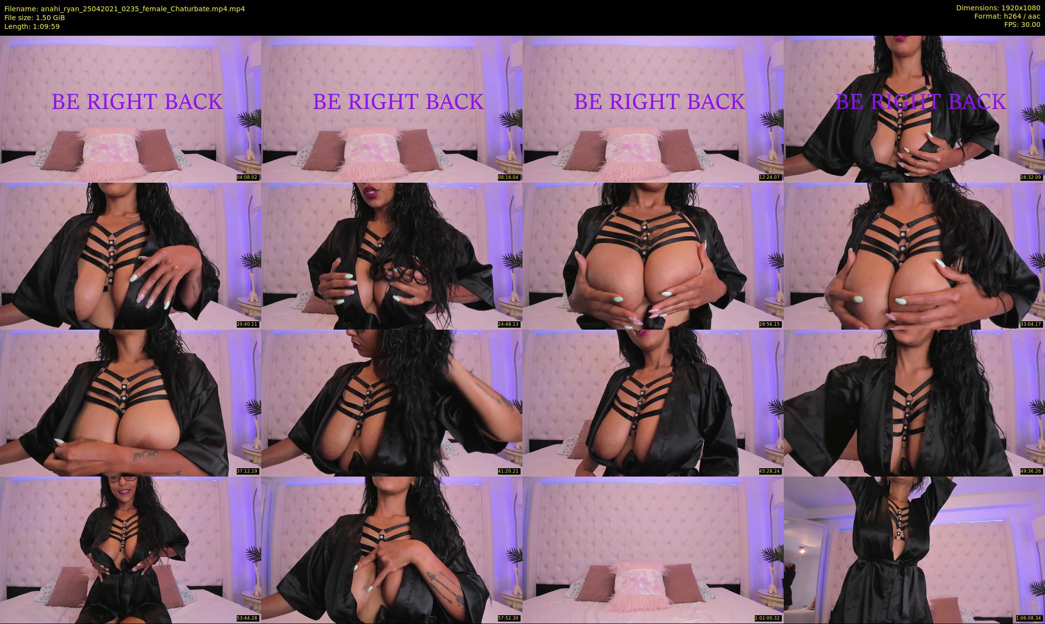 anahi_ryan — 70 minute Chaturbate female cam show recording, 1080p, Apr 25, 2021