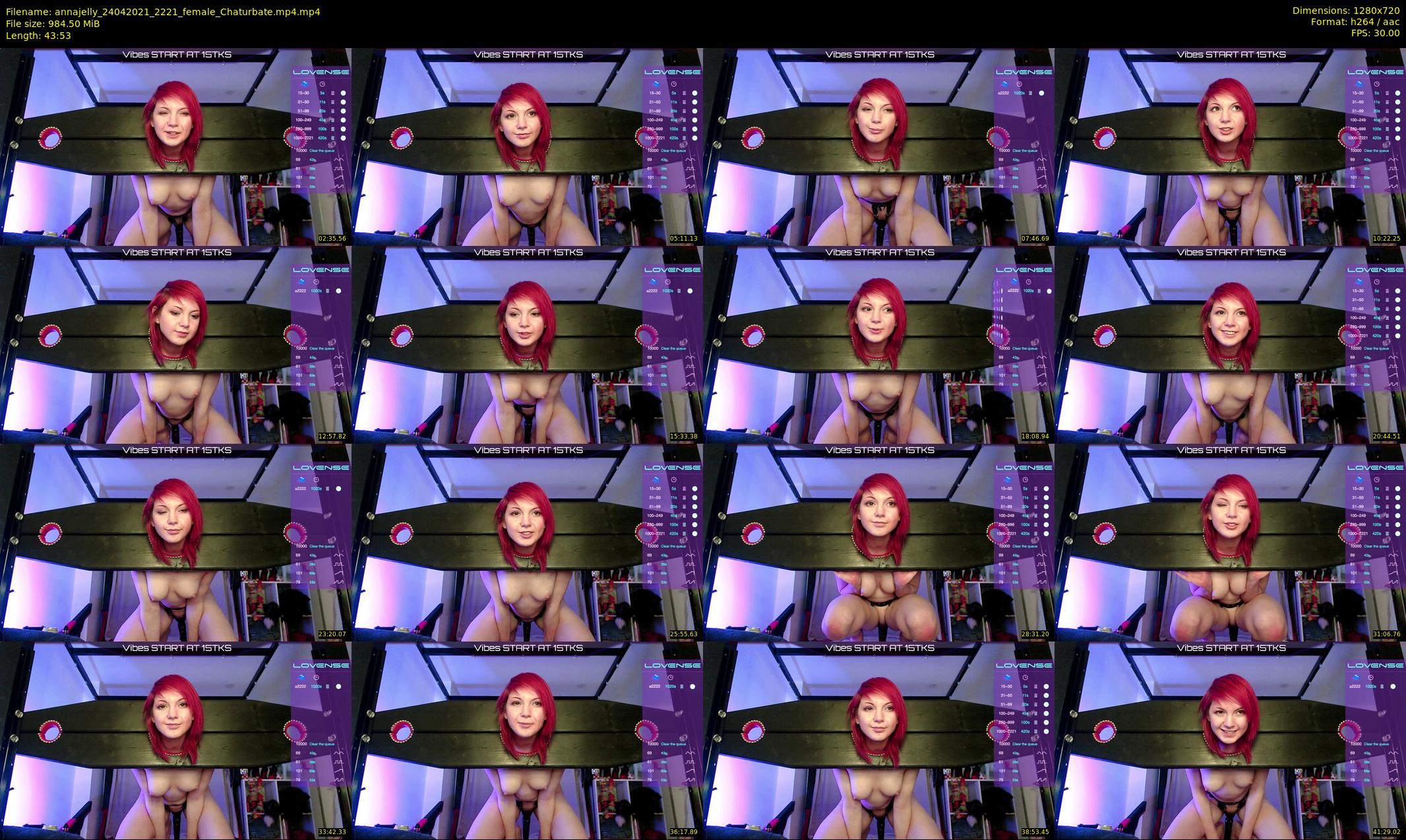 annajelly — 44 minute Chaturbate couple cam show recording, 720p, Apr 24, 2021
