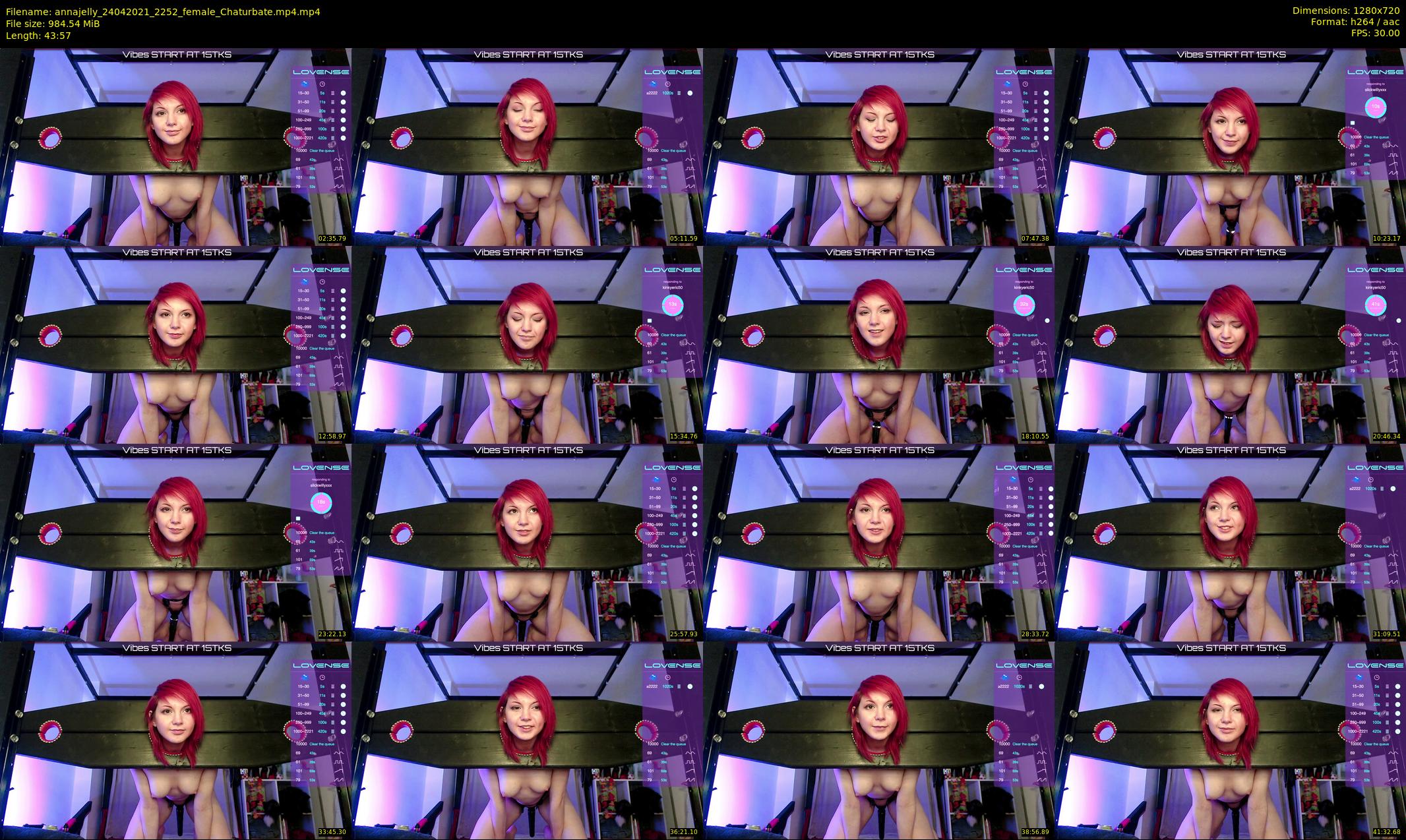 annajelly — 44 minute Chaturbate couple cam show recording, 720p, Apr 24, 2021