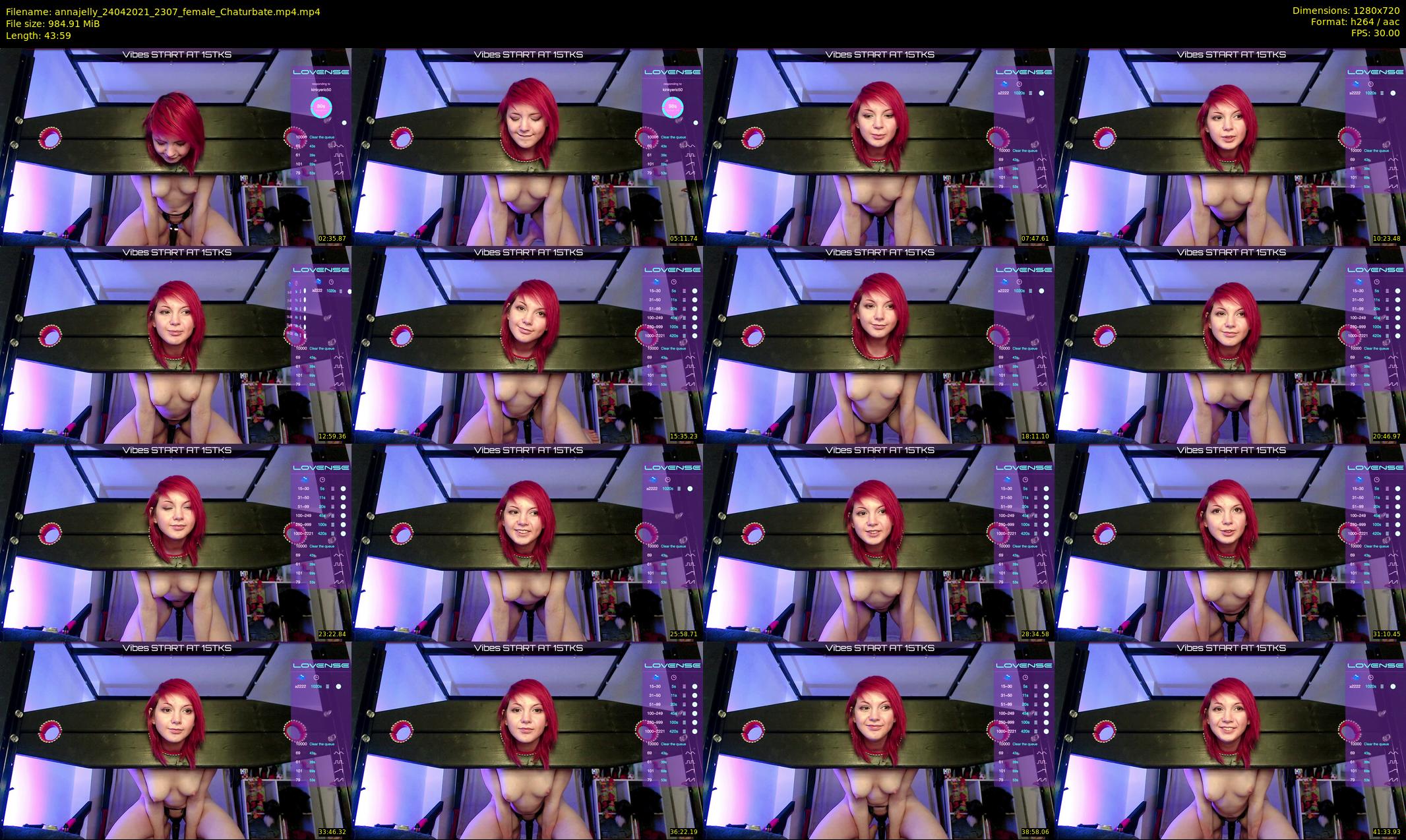 annajelly — 44 minute Chaturbate couple cam show recording, 720p, Apr 24, 2021