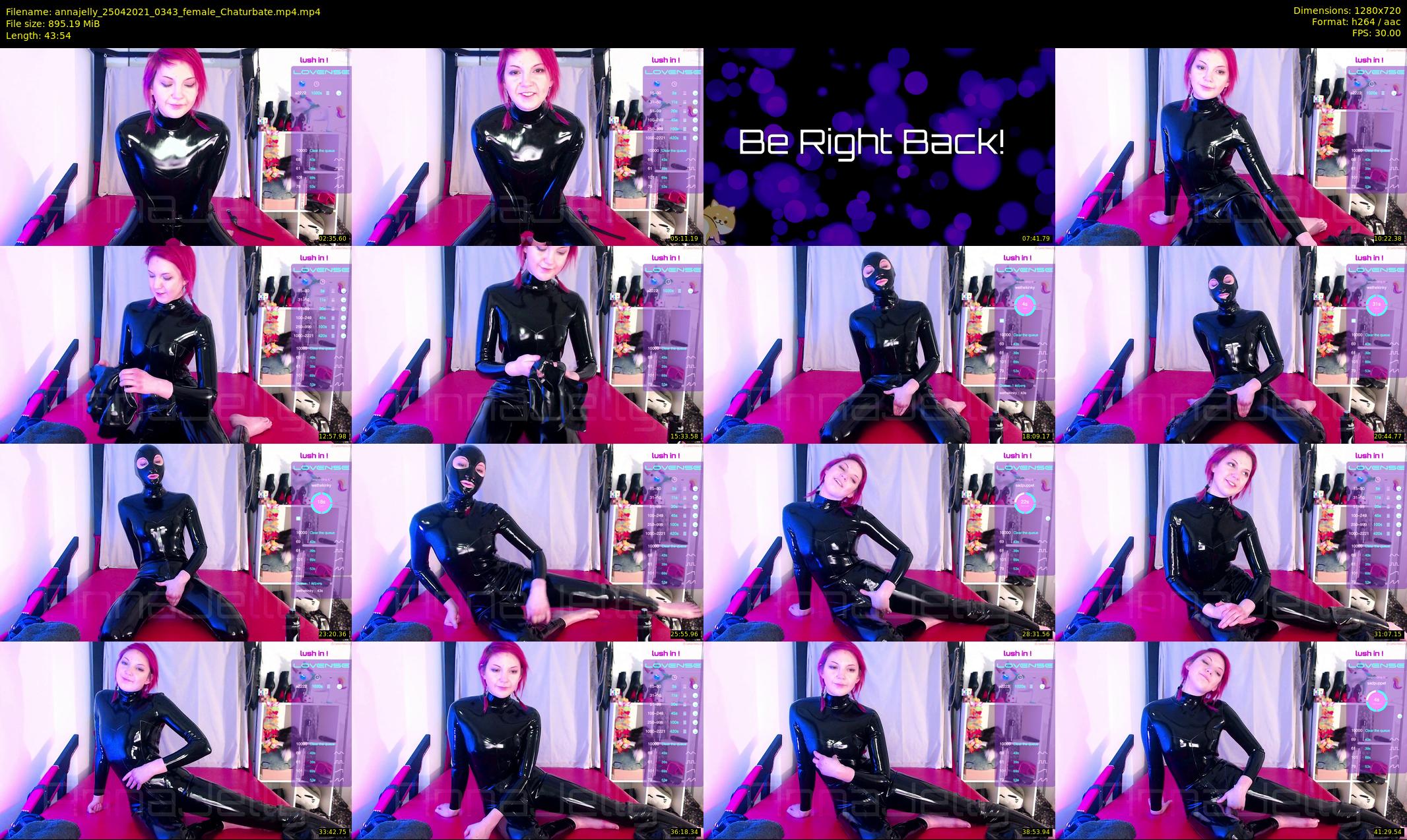 annajelly — 44 minute Chaturbate couple cam show recording, 720p, Apr 25, 2021
