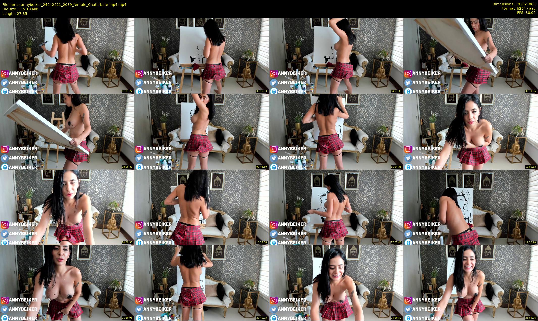 annybeiker — 28 minute Chaturbate female cam show recording, 1080p, Apr 24, 2021