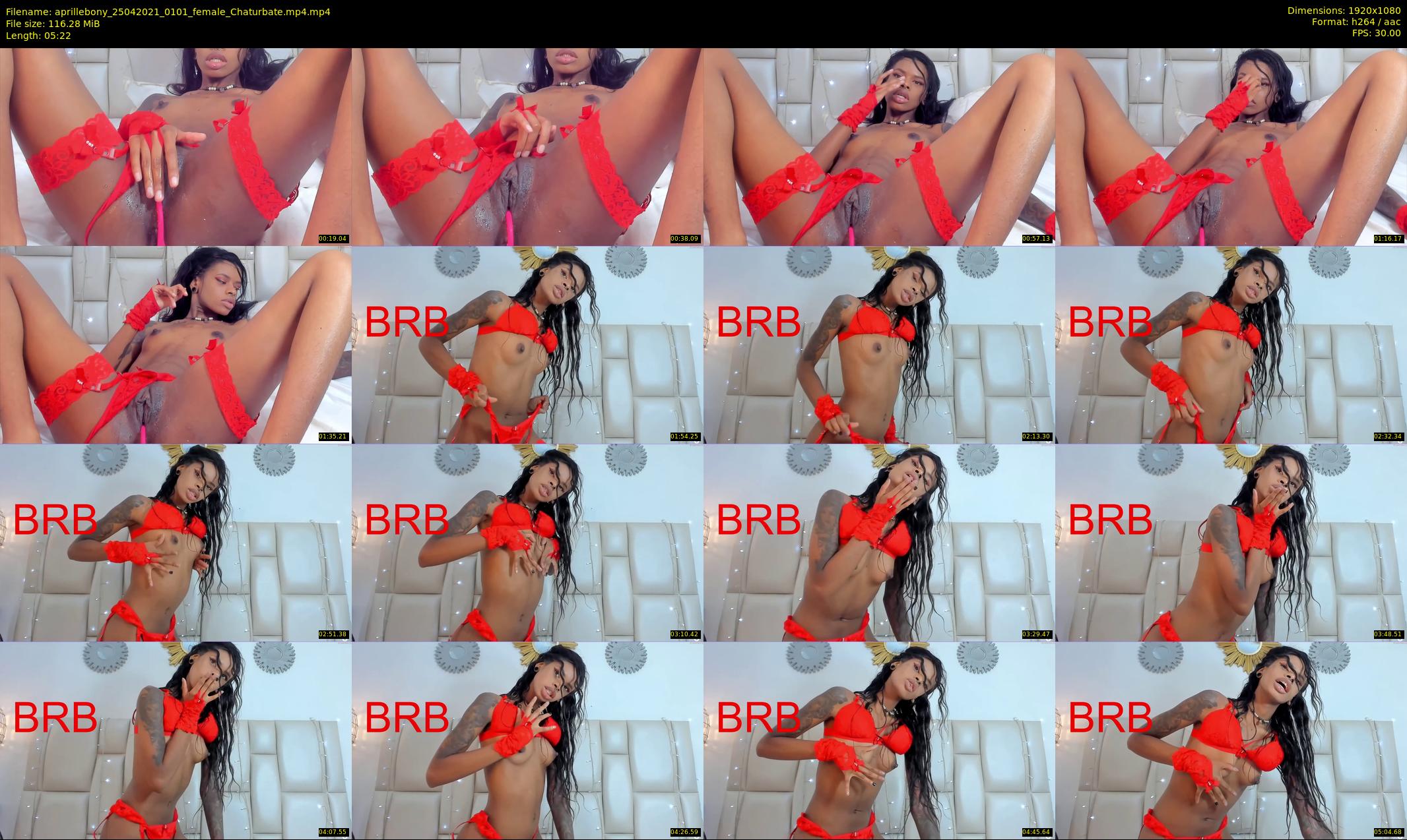 aprillebony — 6 minute Chaturbate female cam show recording, 1080p, Apr 25, 2021