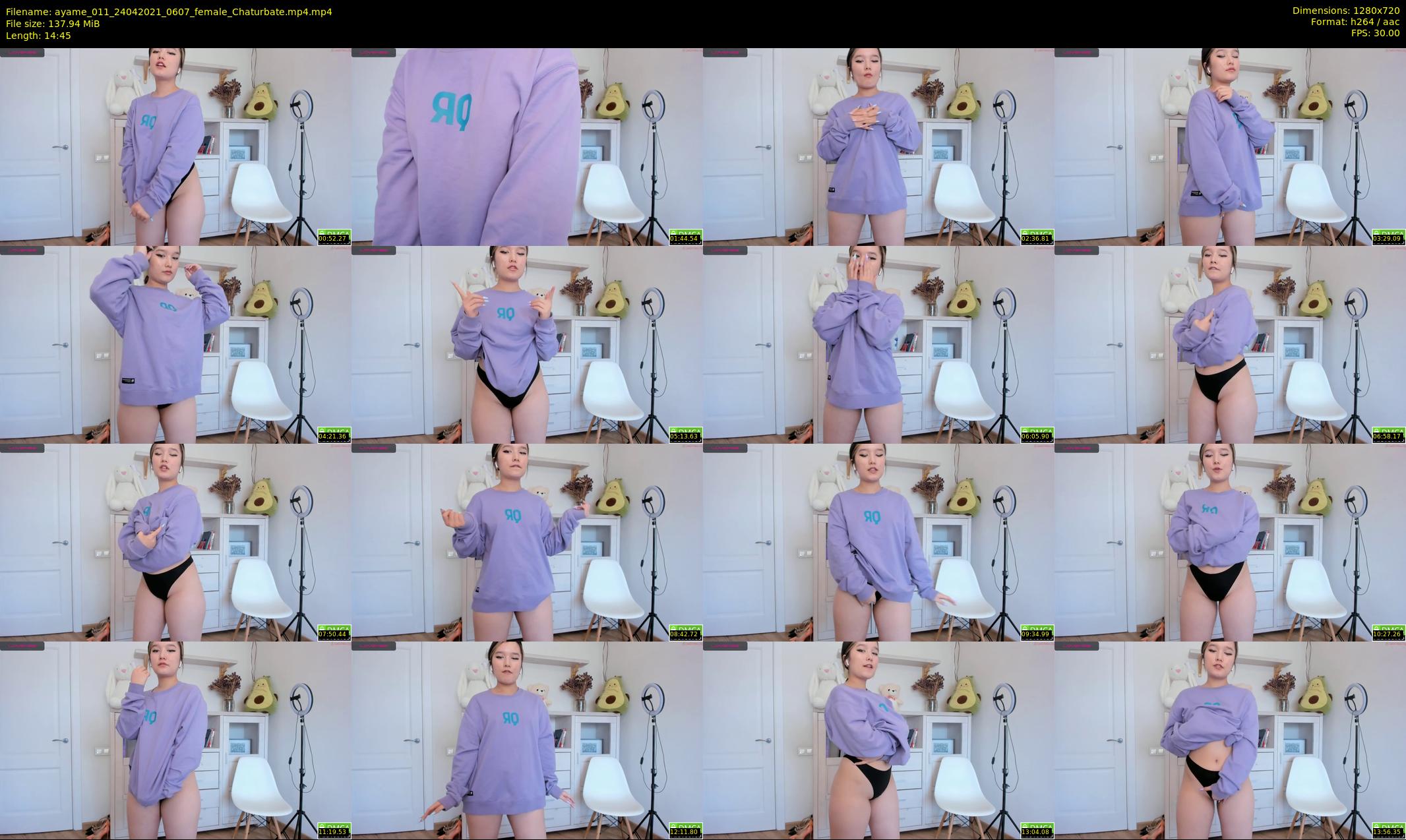 ayame_011 — 15 minute Chaturbate female cam show recording, 720p, Apr 24, 2021